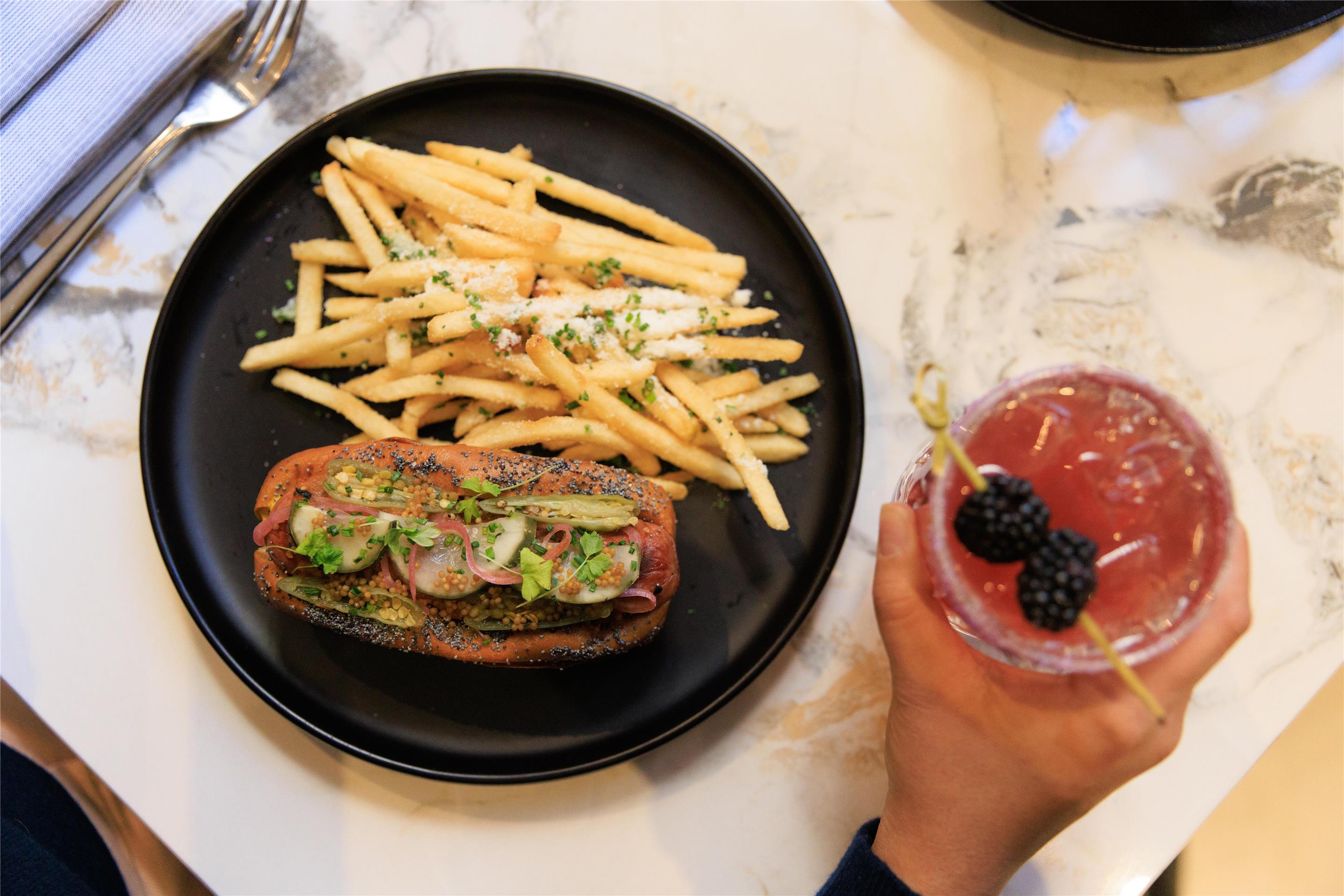OverheadLeHotDog | Kimpton Hotel Allegro