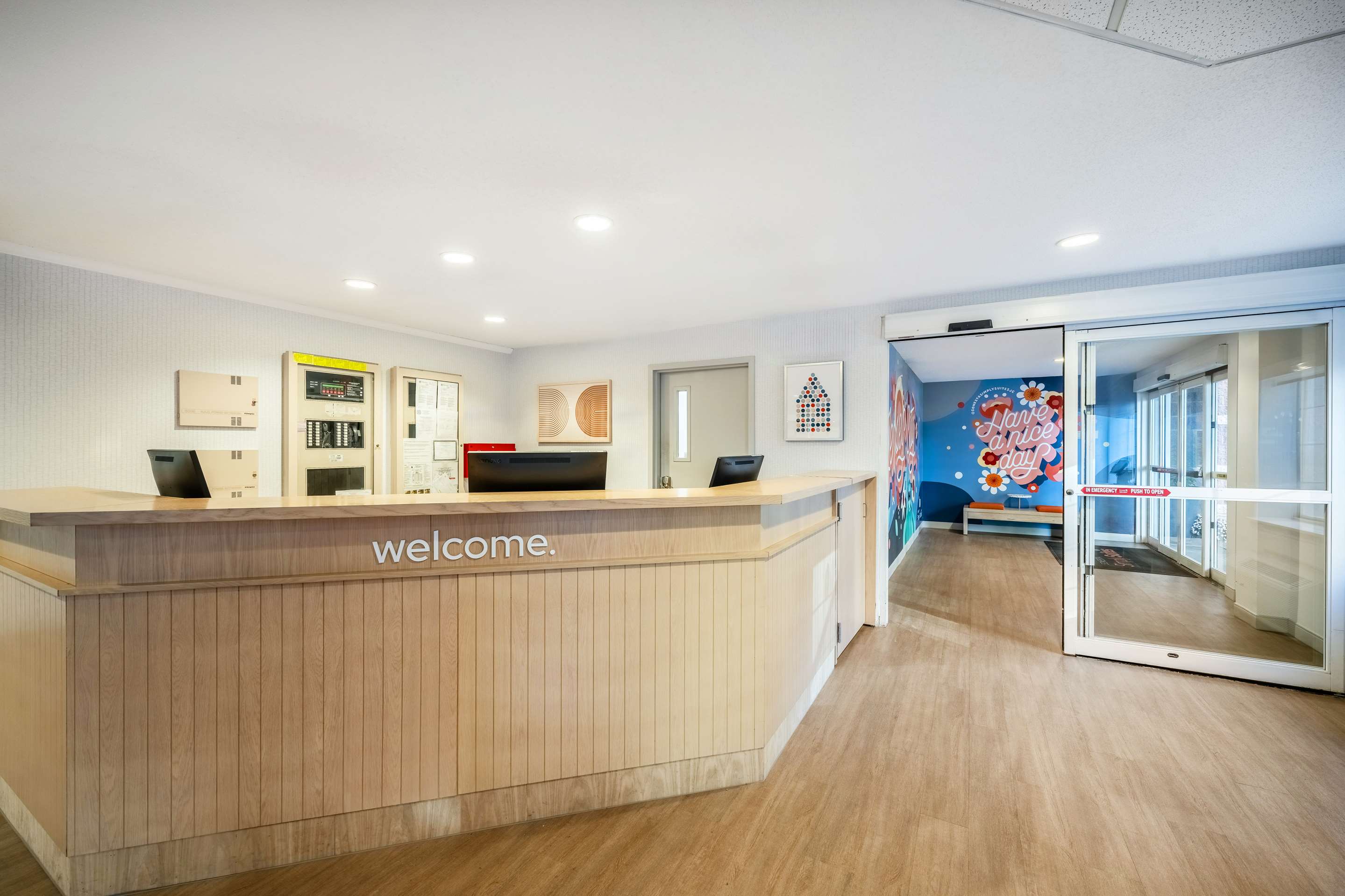 Lobby Front Desk Reception | Sonesta Simply Suites Jersey City