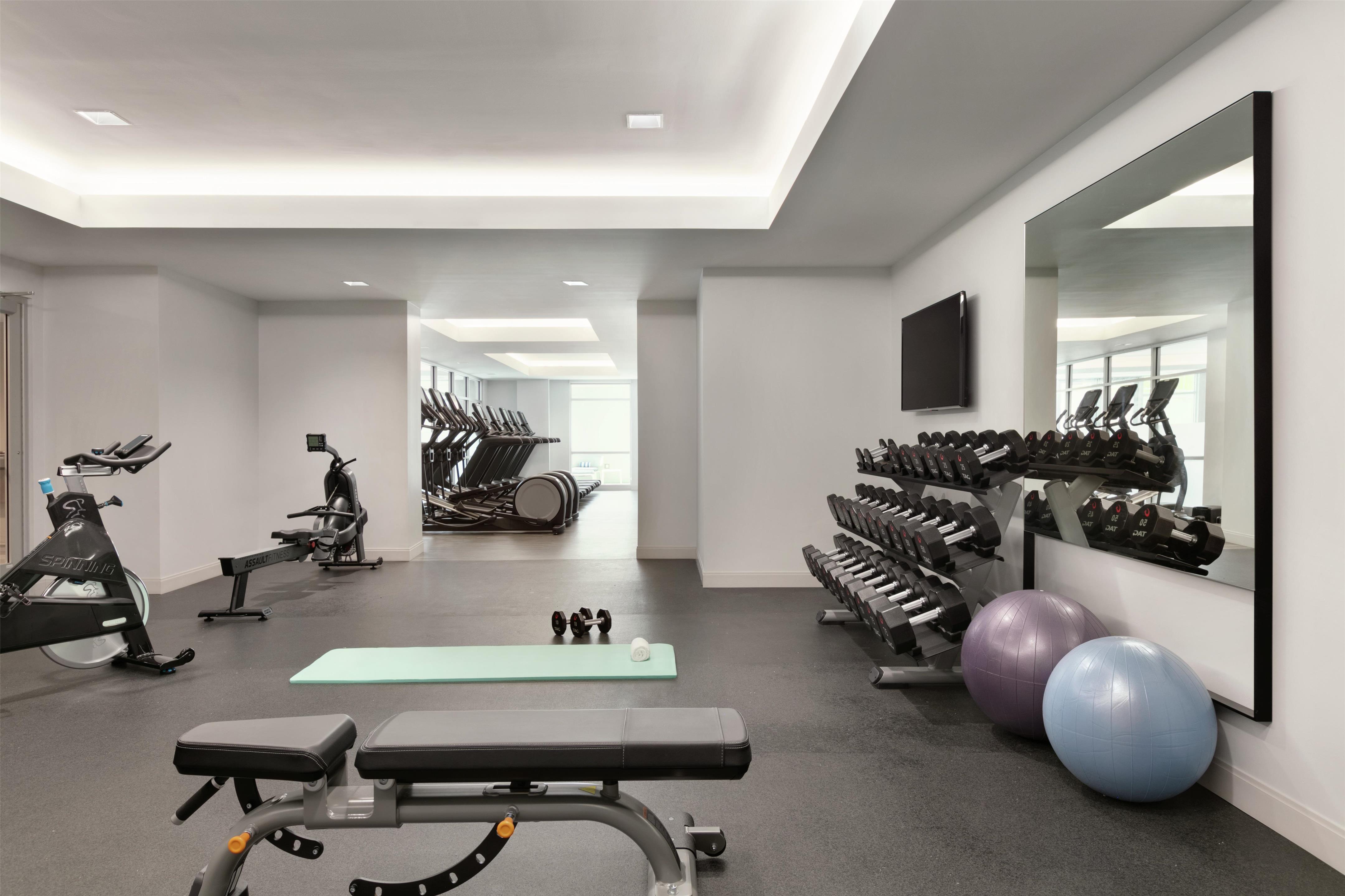 Health club fitness center gym | Embassy Suites by Hilton Atlanta Midtown