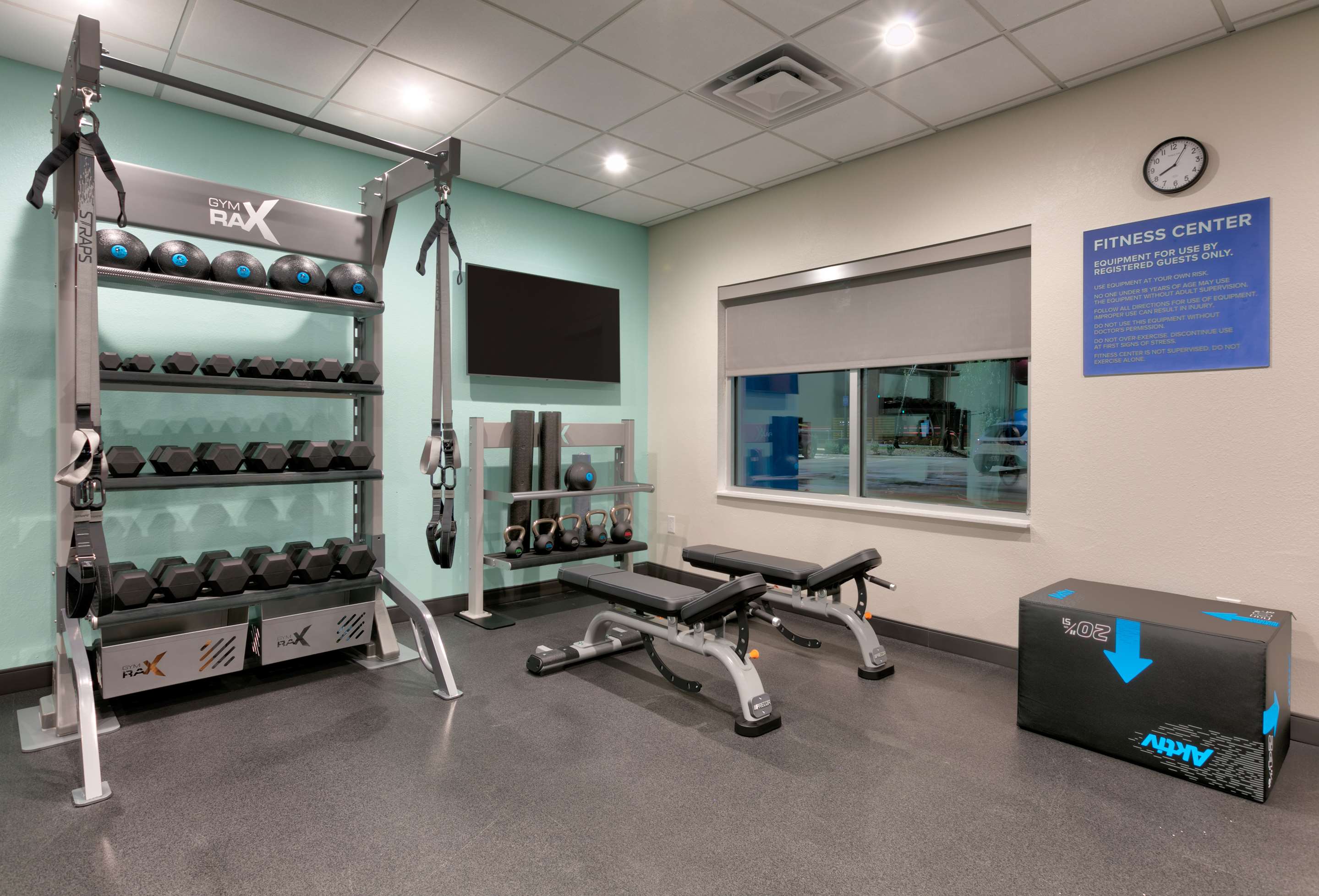 Health club fitness center gym