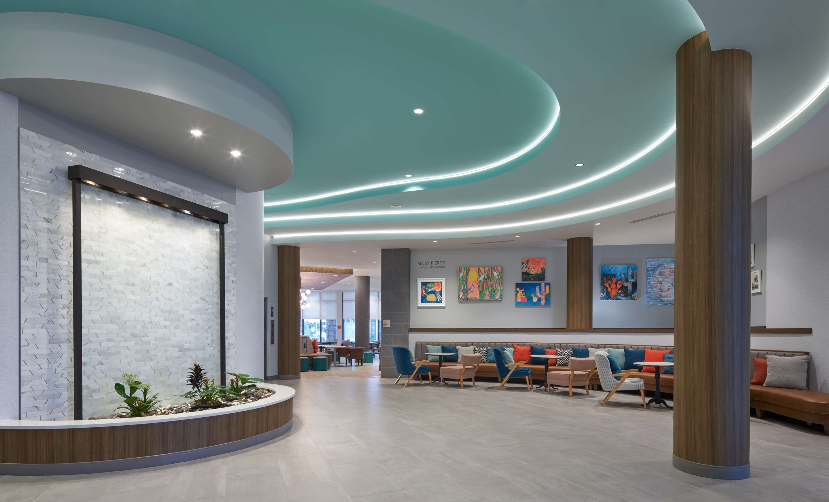 Lobby | Home2 Suites by Hilton Pompano Beach Pier