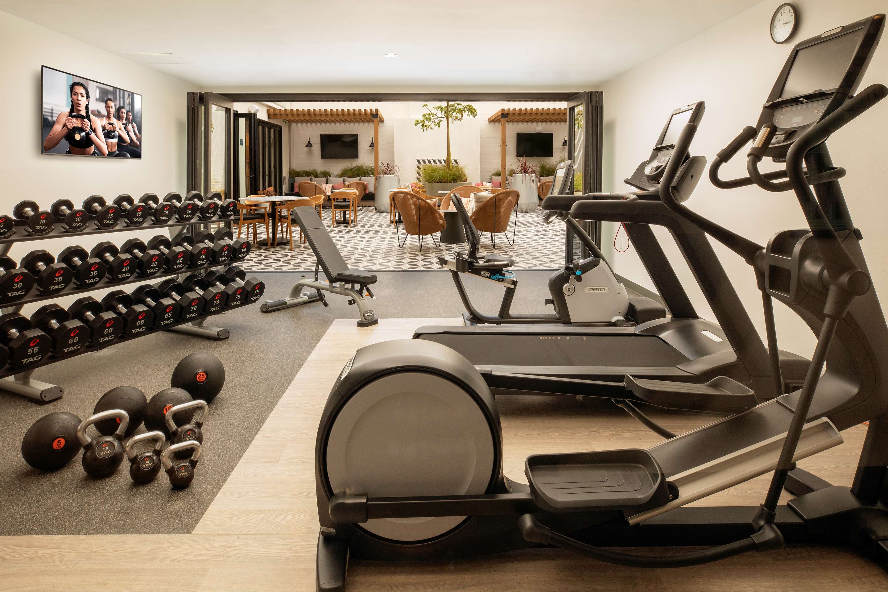 Health club fitness center gym