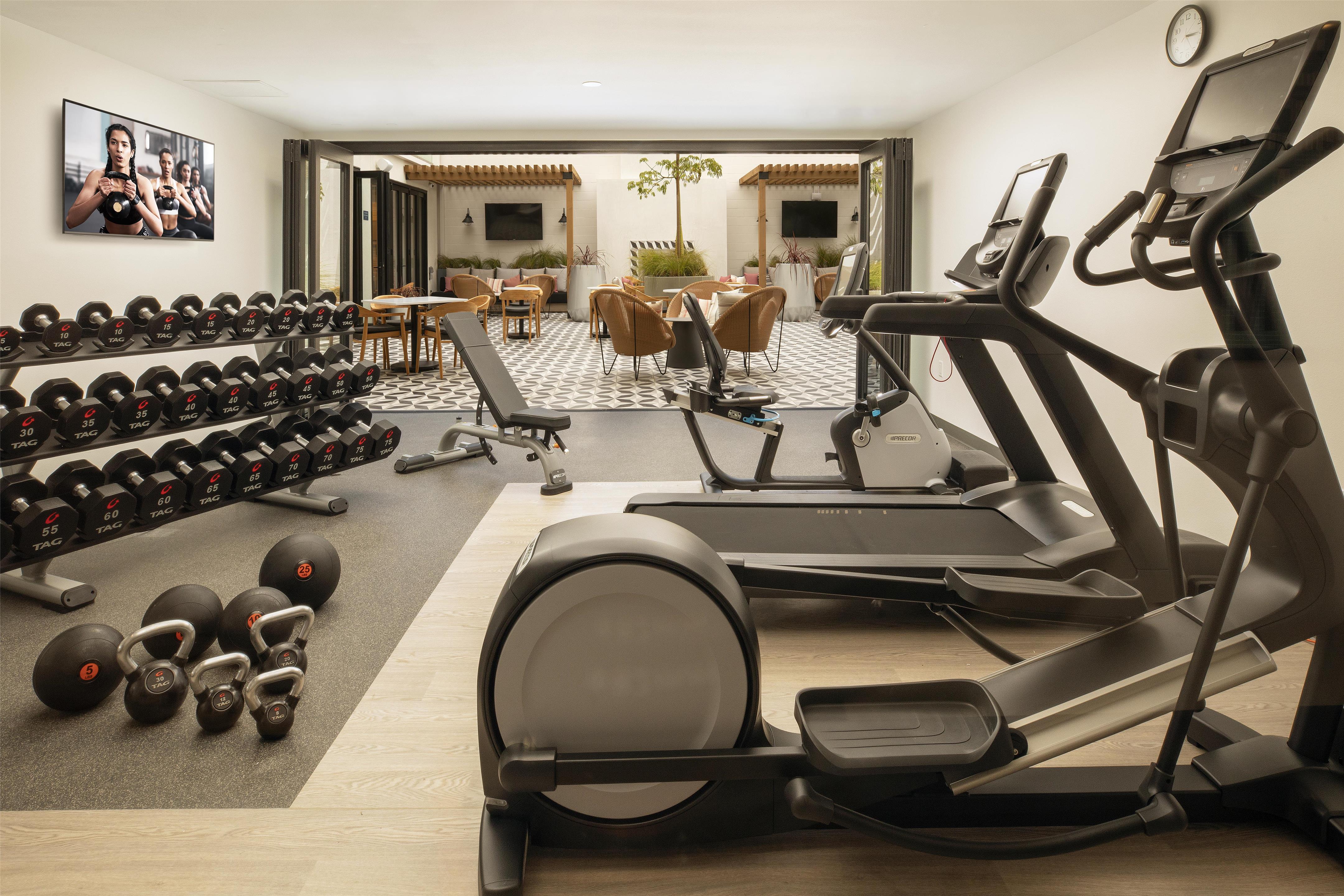 Health club fitness center gym | The Monsaraz San Diego, Tapestry Collection by Hilton