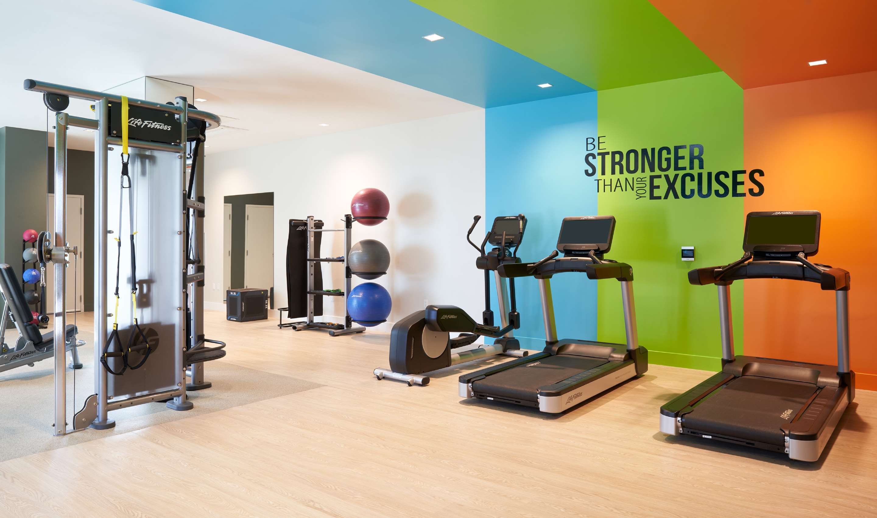 Health club fitness center gym