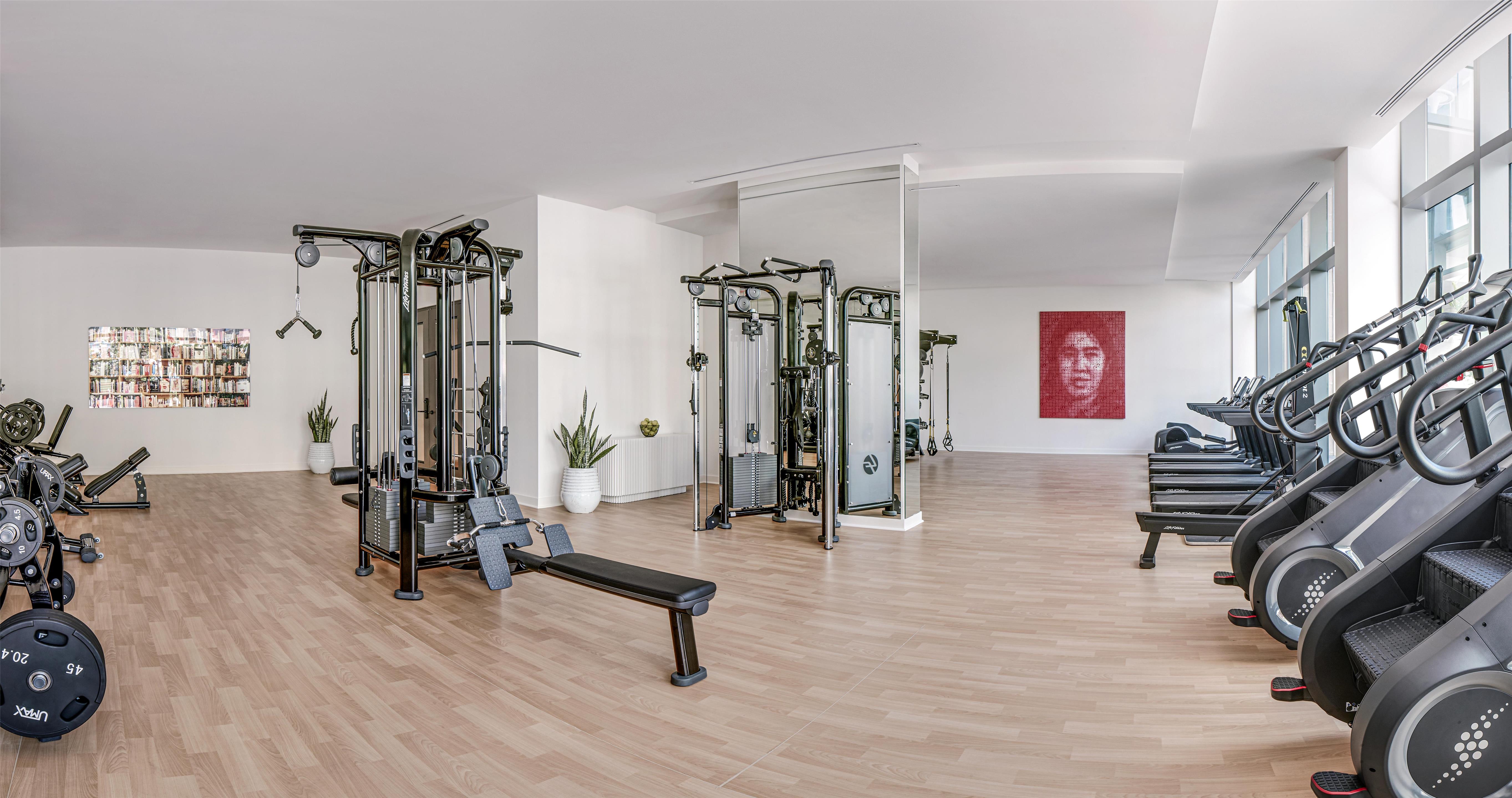 Health club fitness center gym