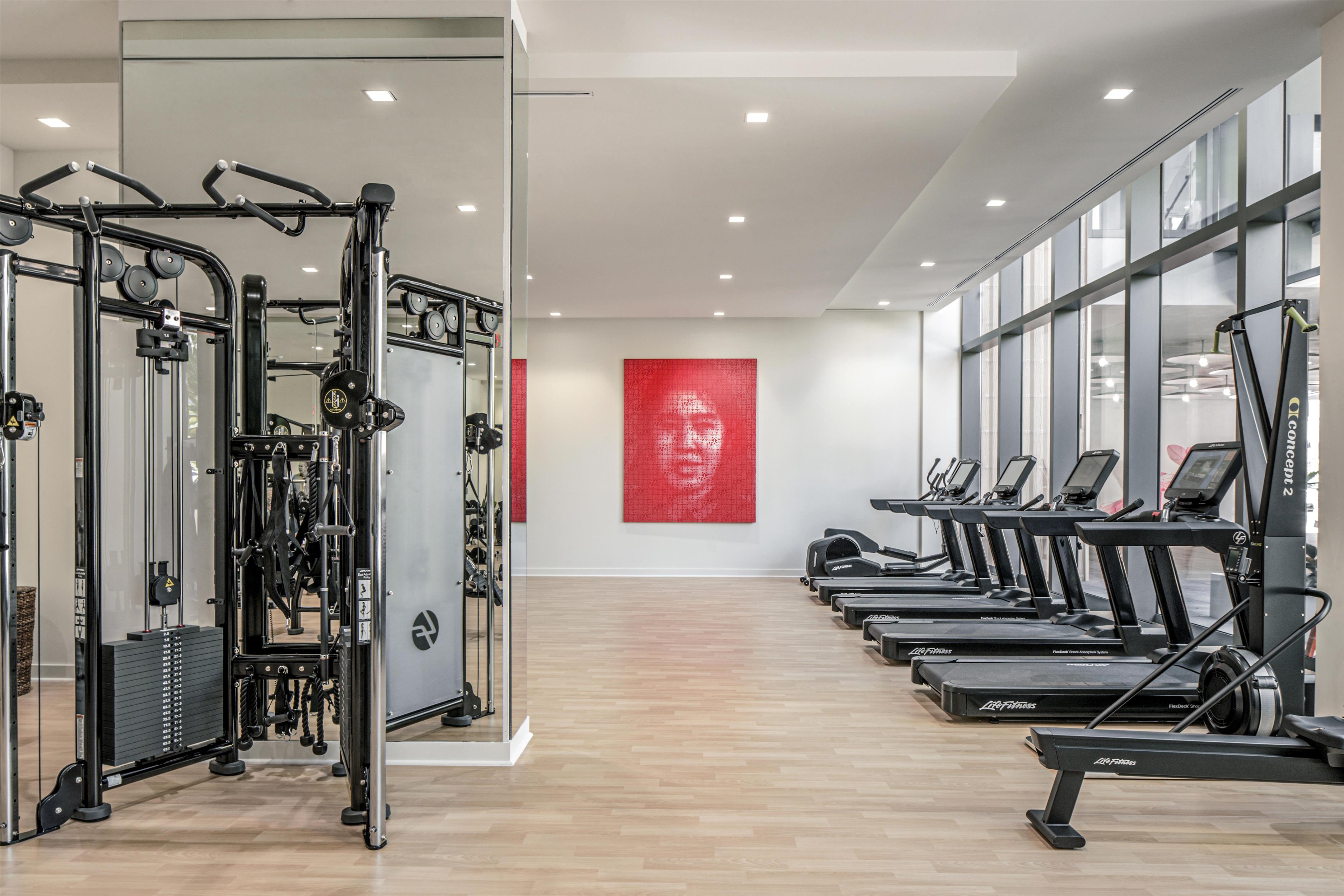 Health club fitness center gym