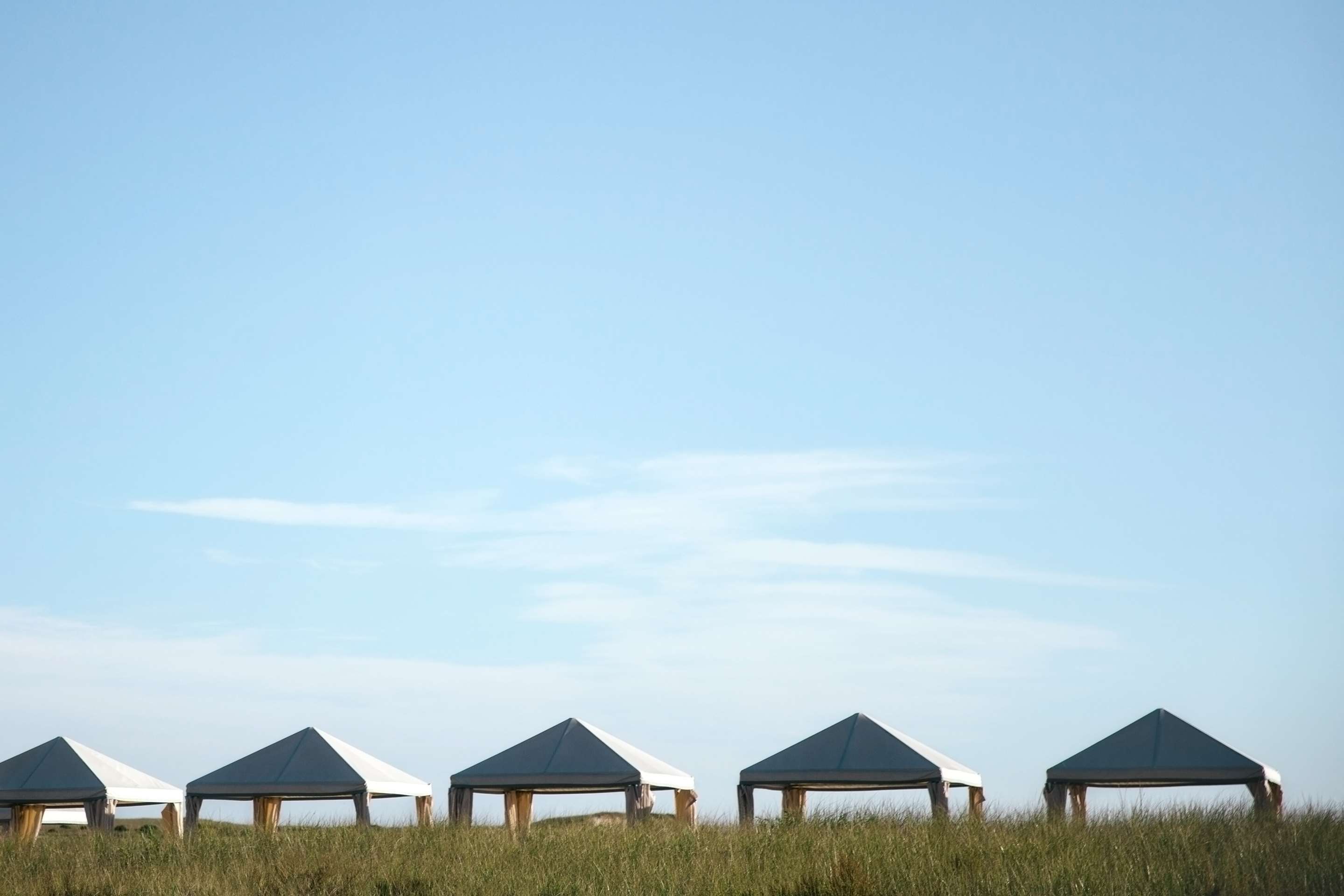 Cabanas on Beach
