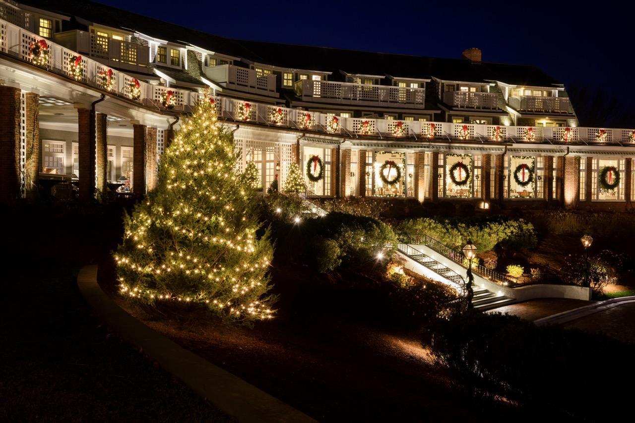 Christmas Chatham Bars Inn Exterior Front Large | Chatham Bars Inn