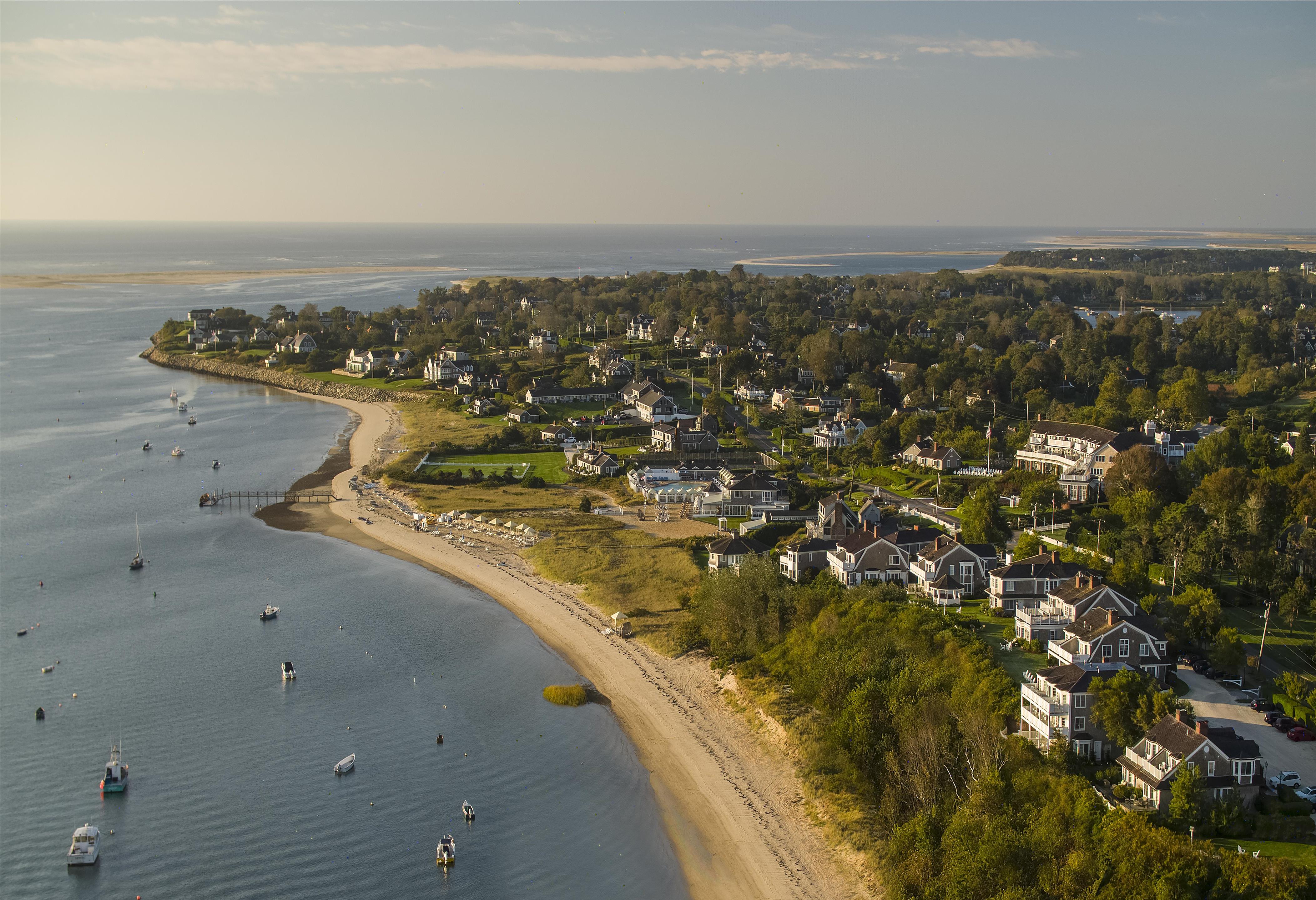 Aerial Cottages Inn and Harbor Ocean | Chatham Bars Inn