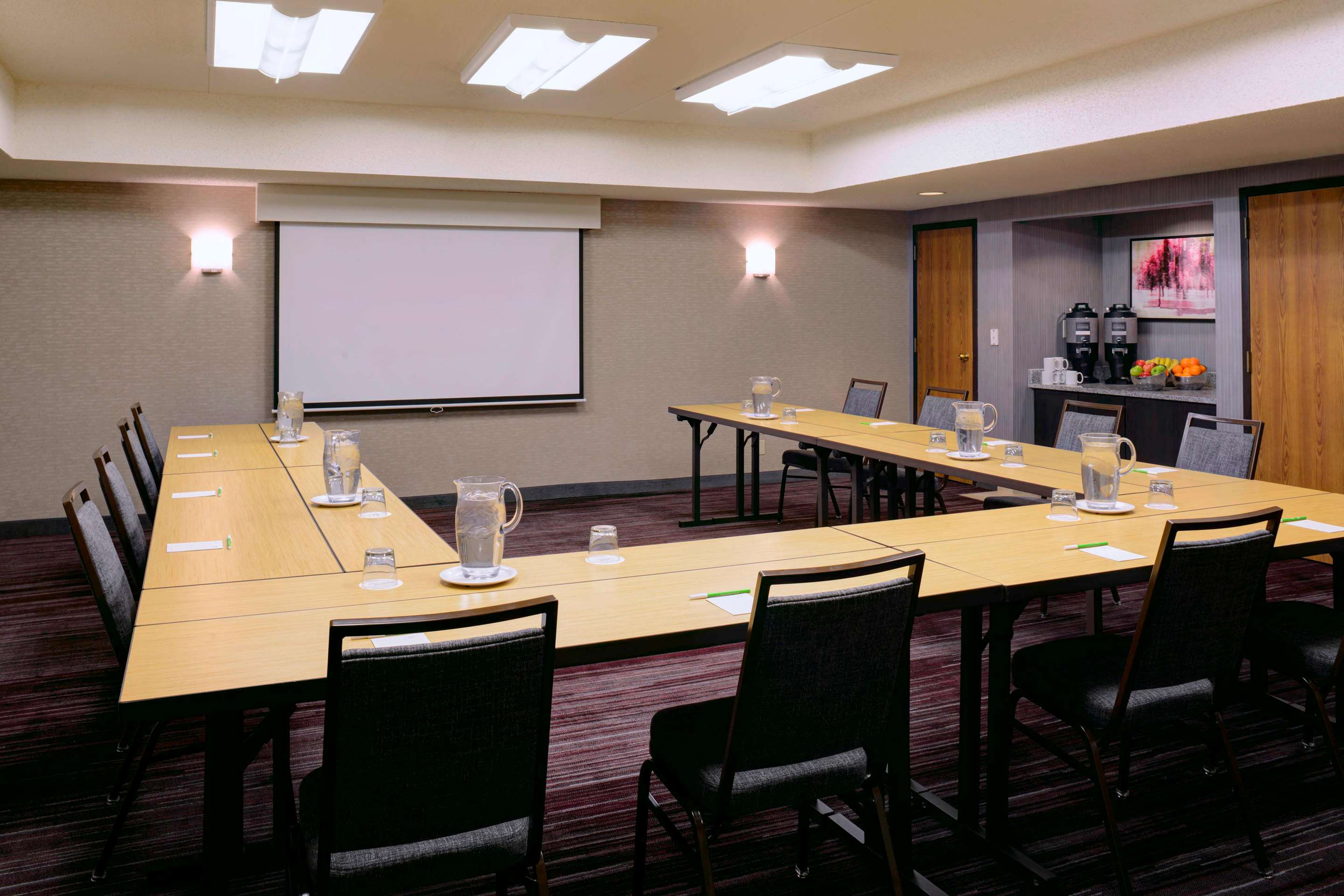 Meeting room A U setup