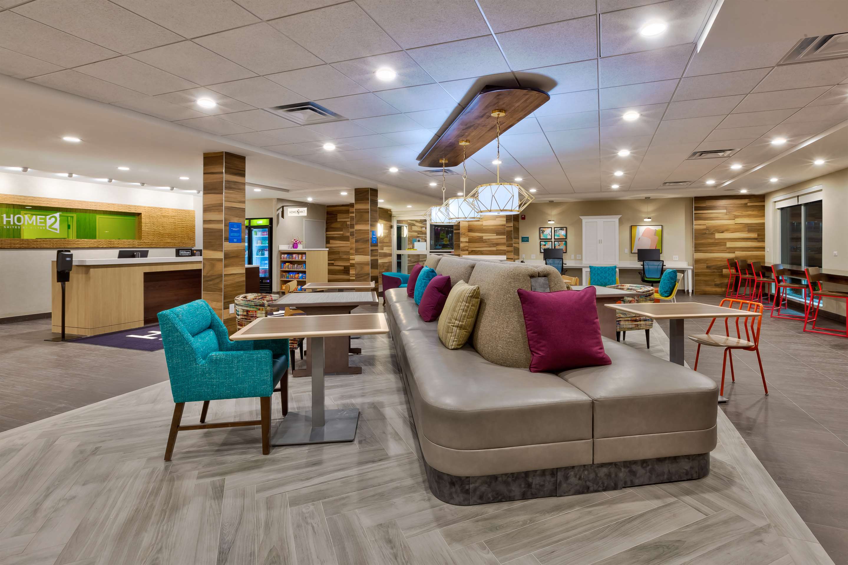 Lobby | Home2 Suites By Hilton Grand Blanc Flint, Mi