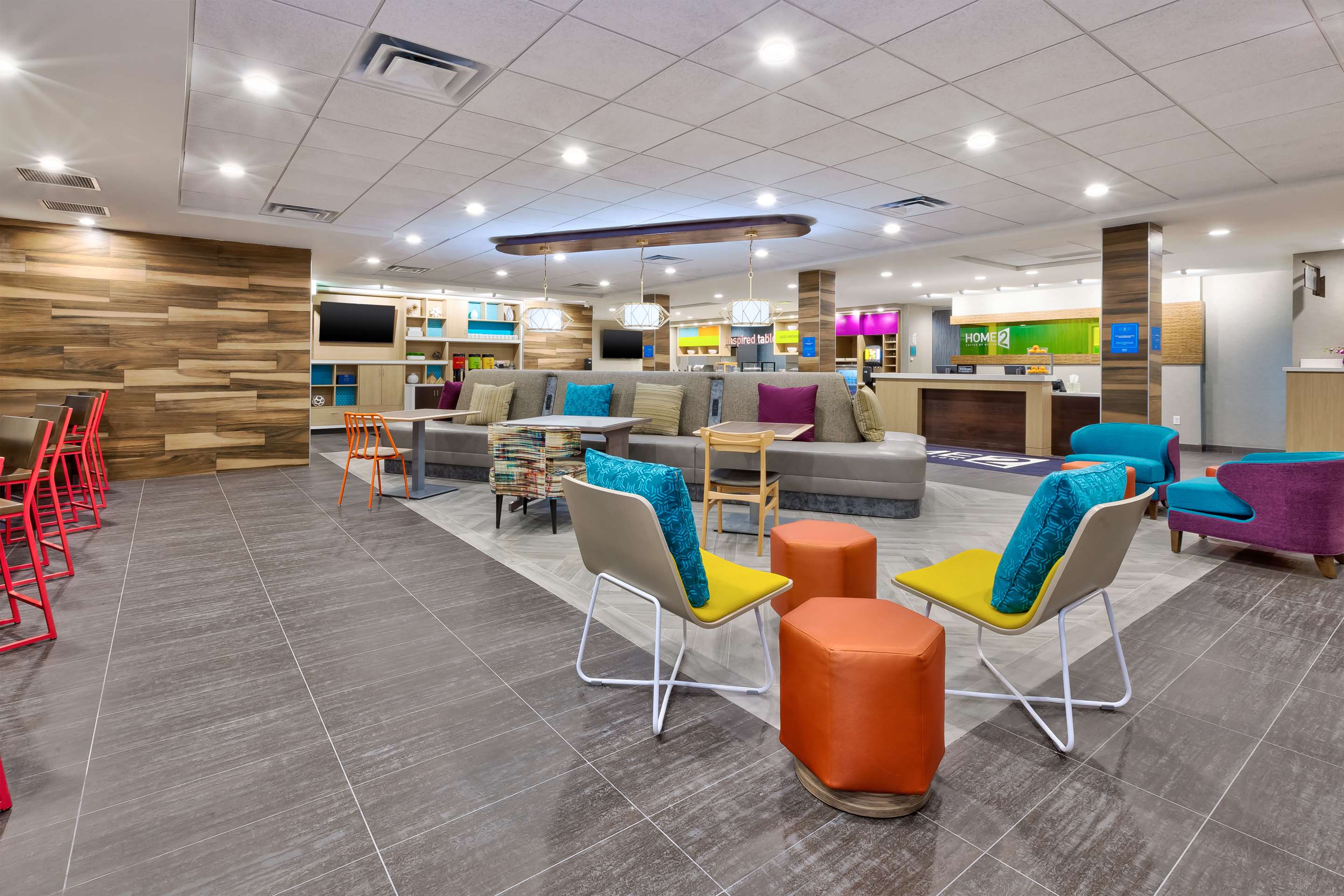 Lobby | Home2 Suites By Hilton Grand Blanc Flint, Mi