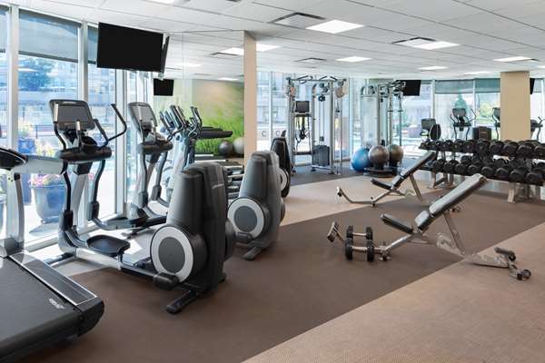 Fitness/ Exercise Room - Hilton Hotel Downtown Vancouver