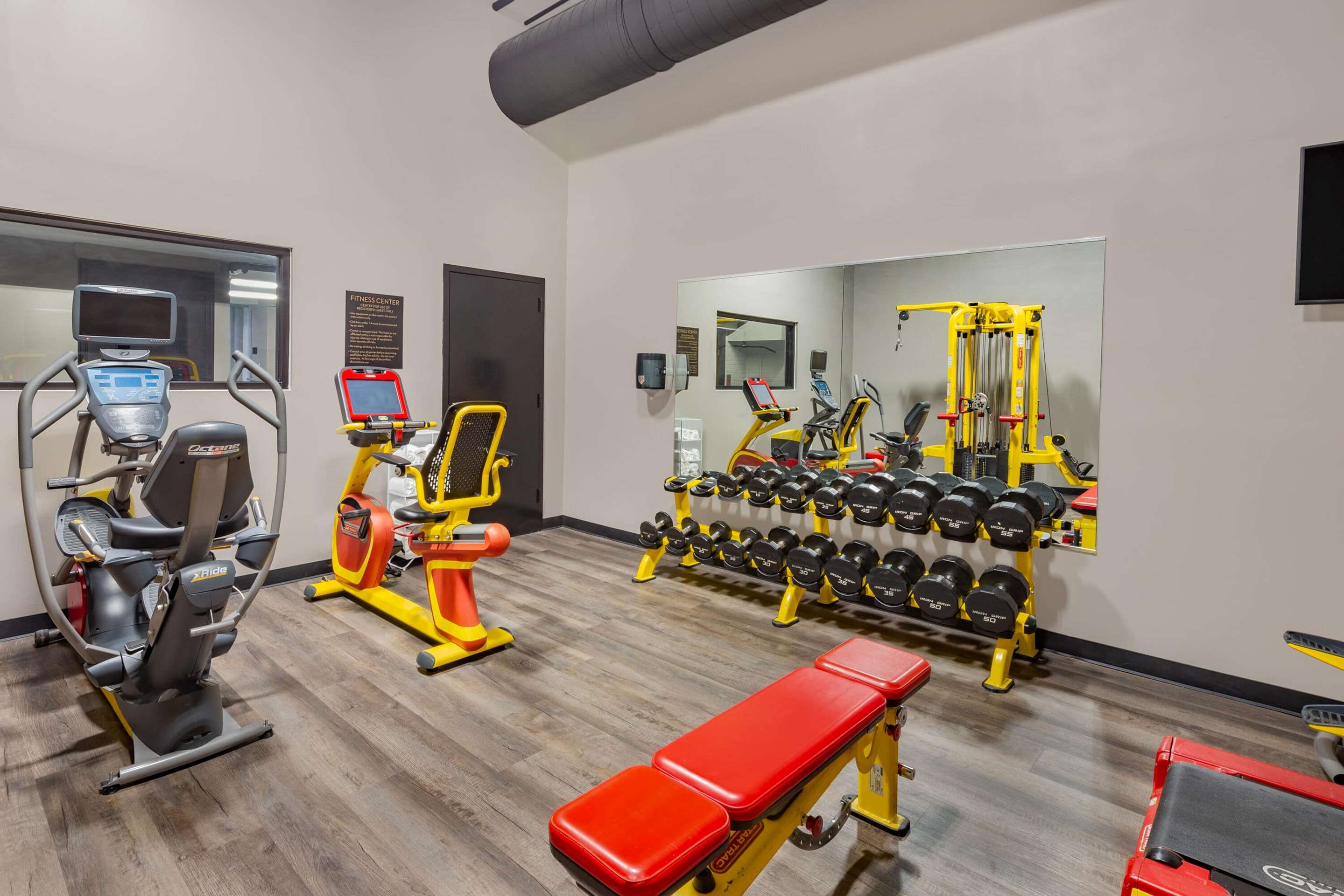 Health club fitness center gym
