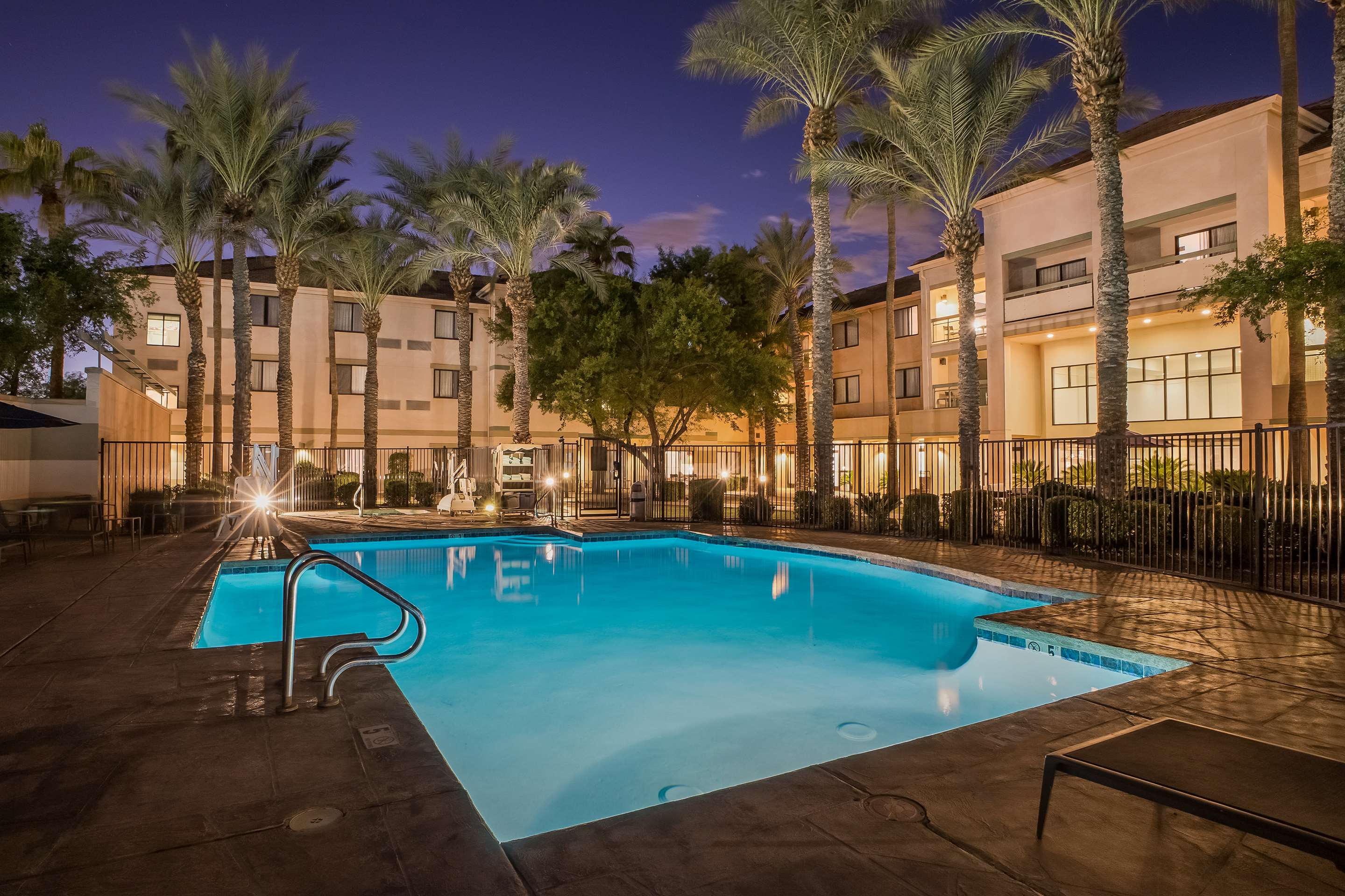 Outdoor Pool Twilight