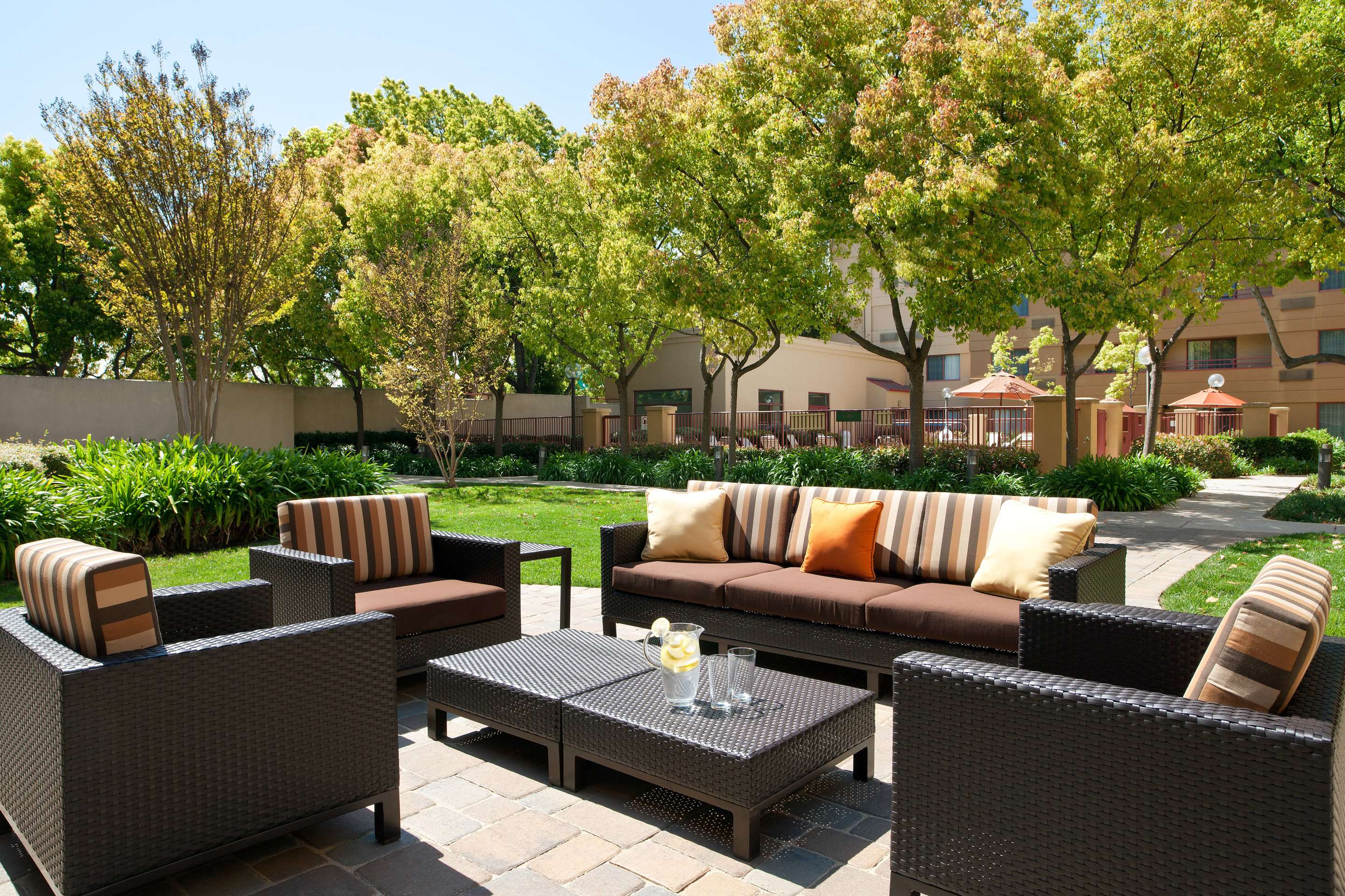 Outdoor seating area