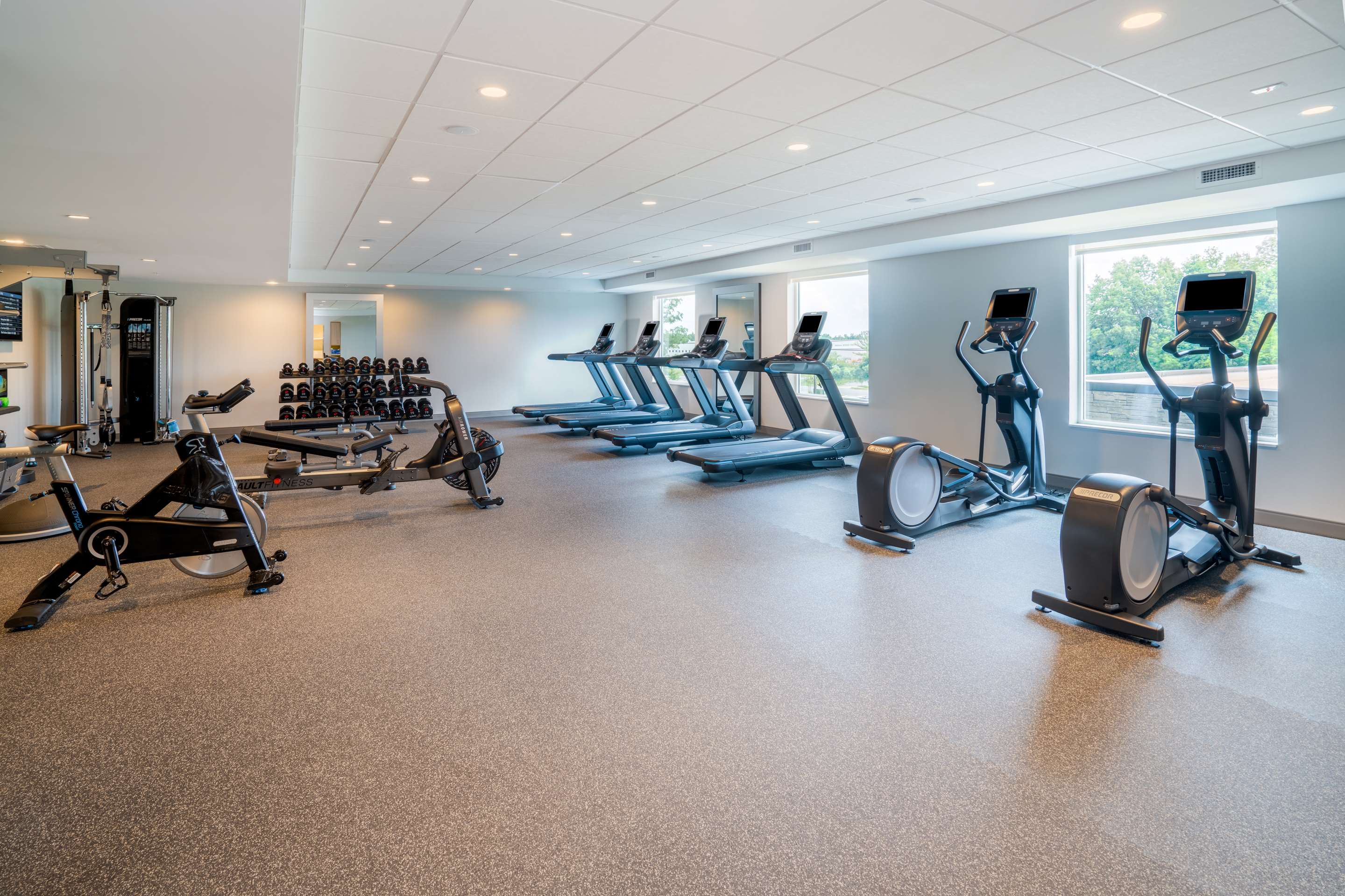 Health club fitness center gym | Home2 Suites by Hilton North Little Rock