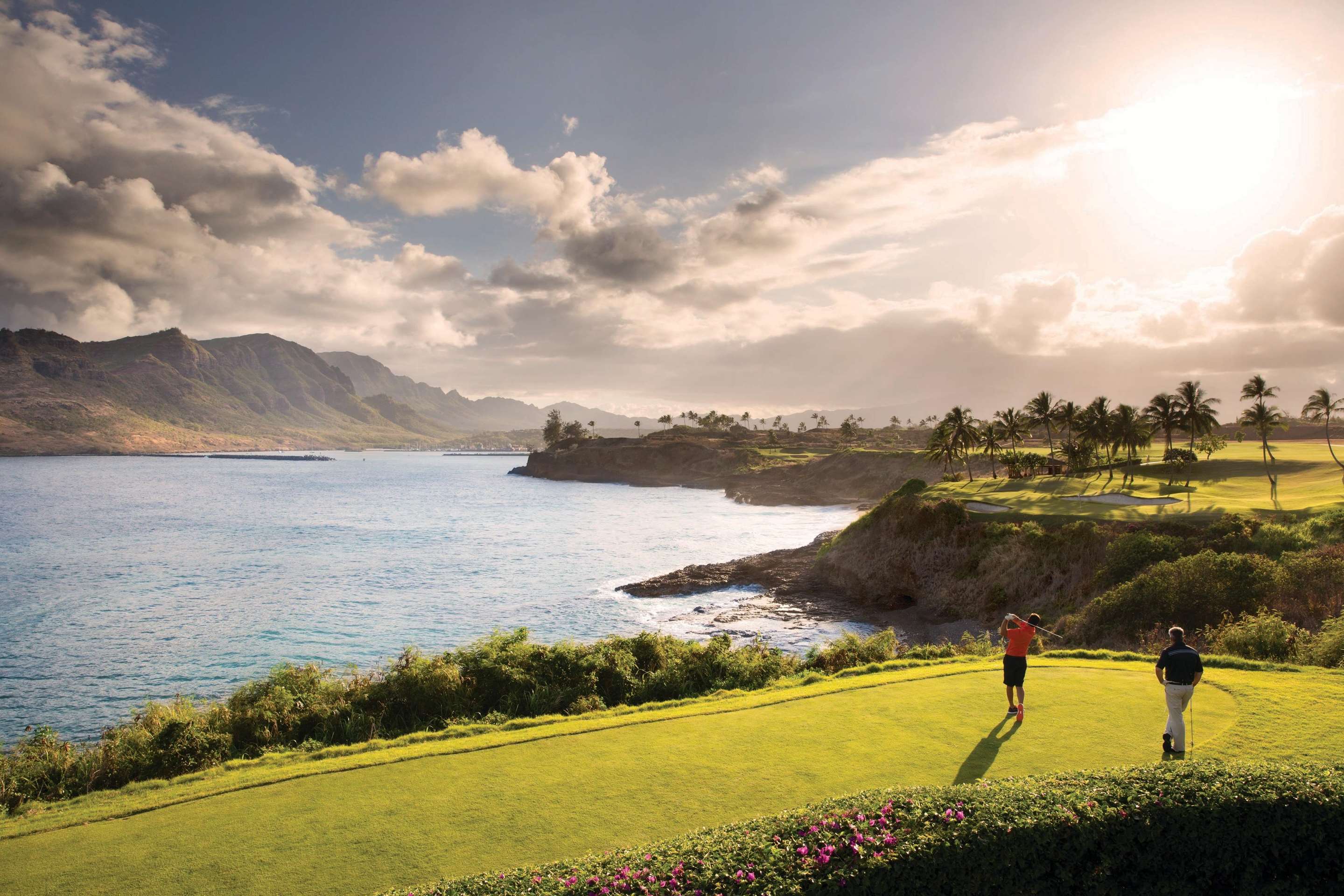 Ocean golf course at Hokuala