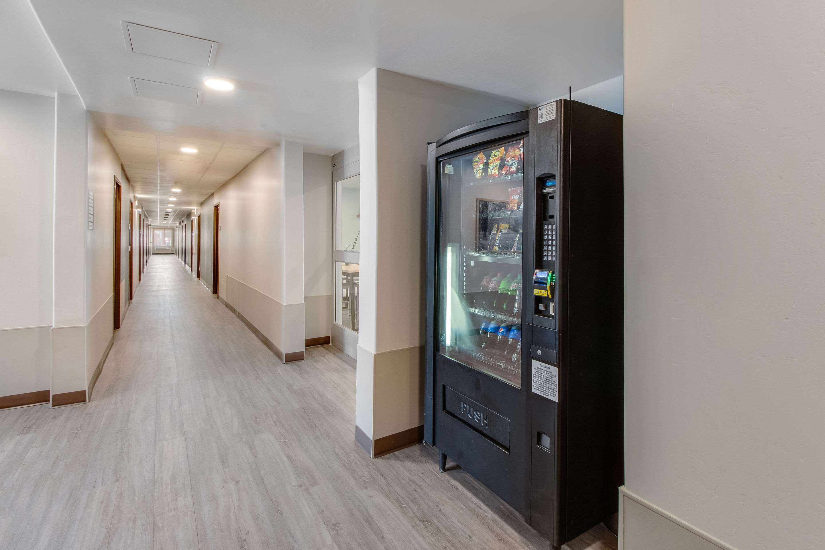 Hotel vending area
