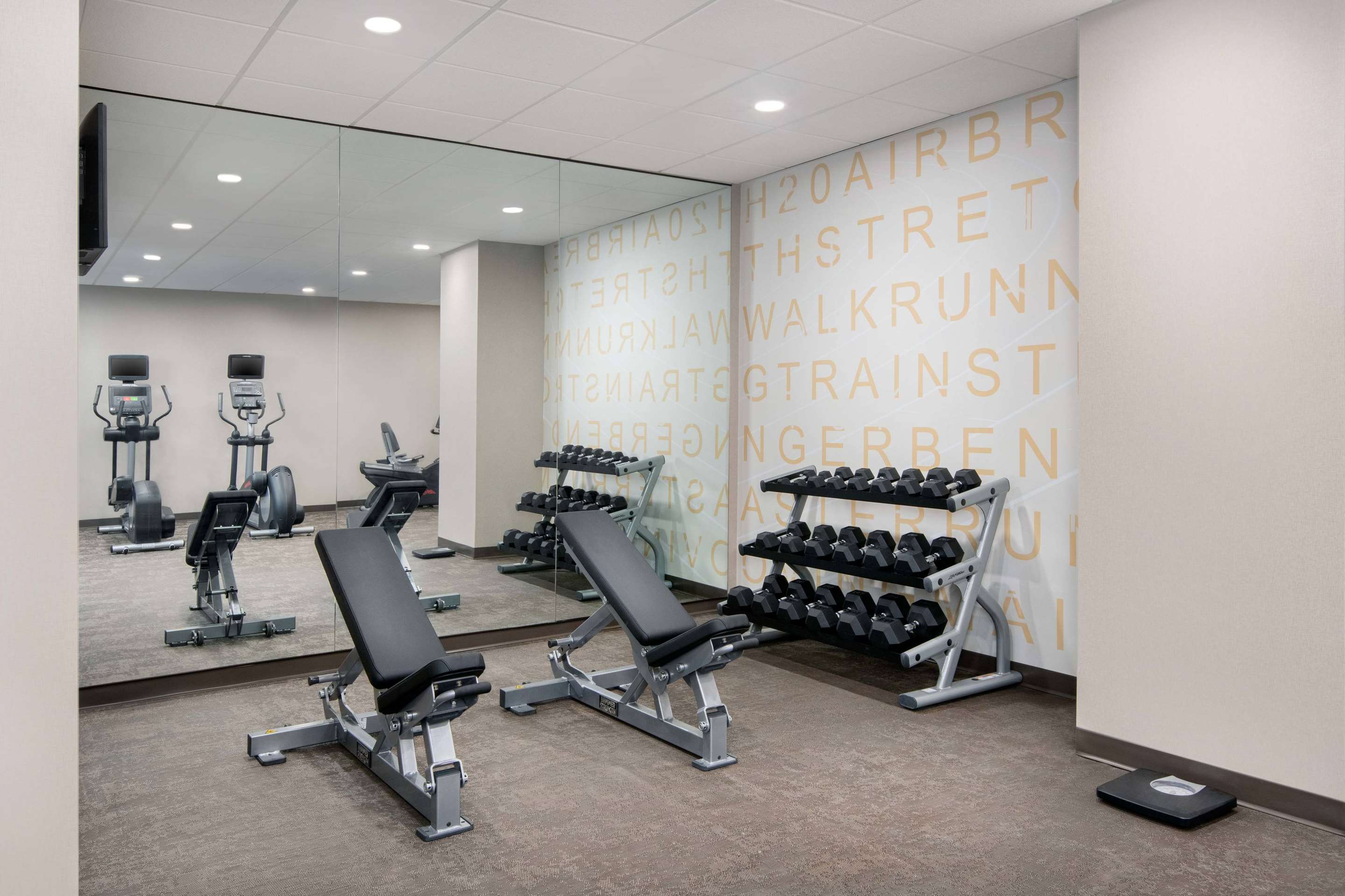 Fitness center free weights | Sonesta ES Suites Atlanta Kennesaw Town Center