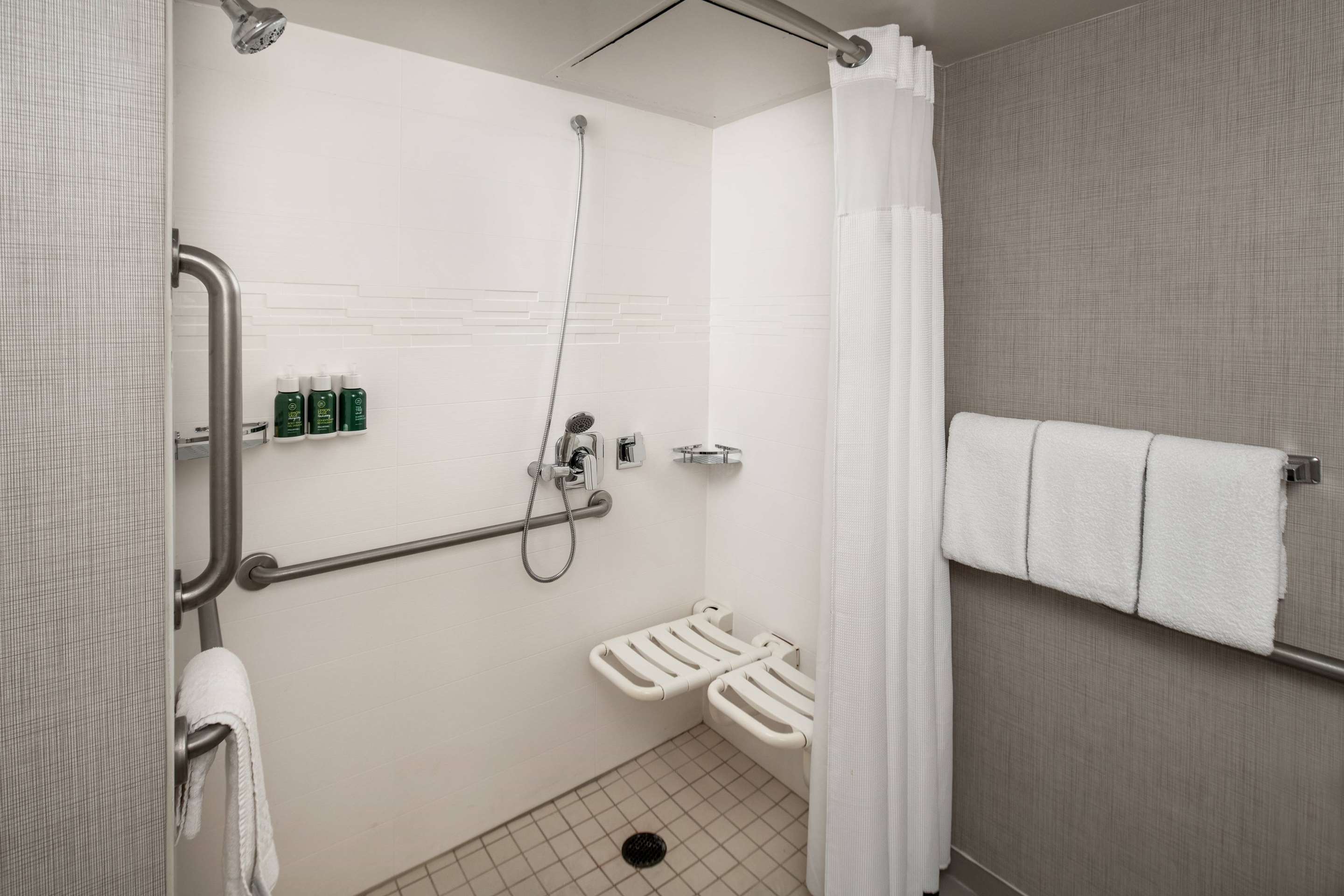 Two bedroom suite walk in shower