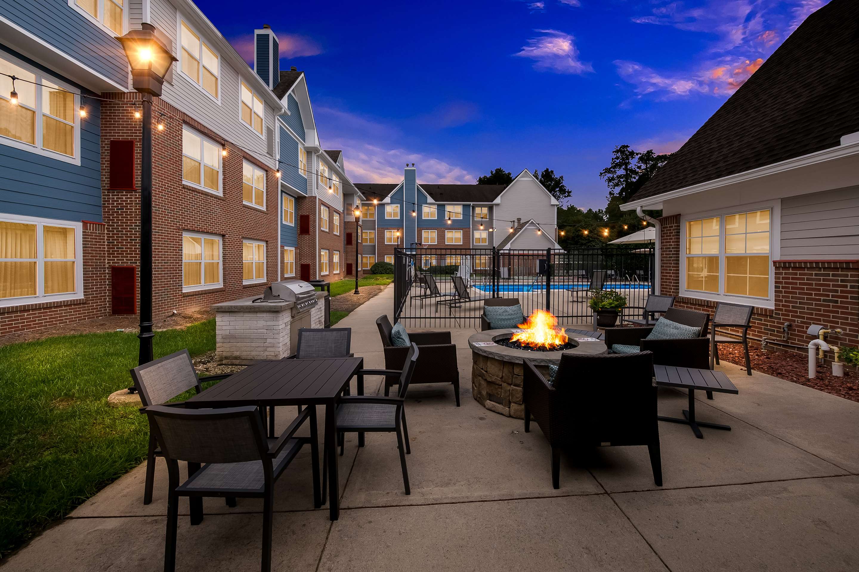 Exterior - Patio - Twilight