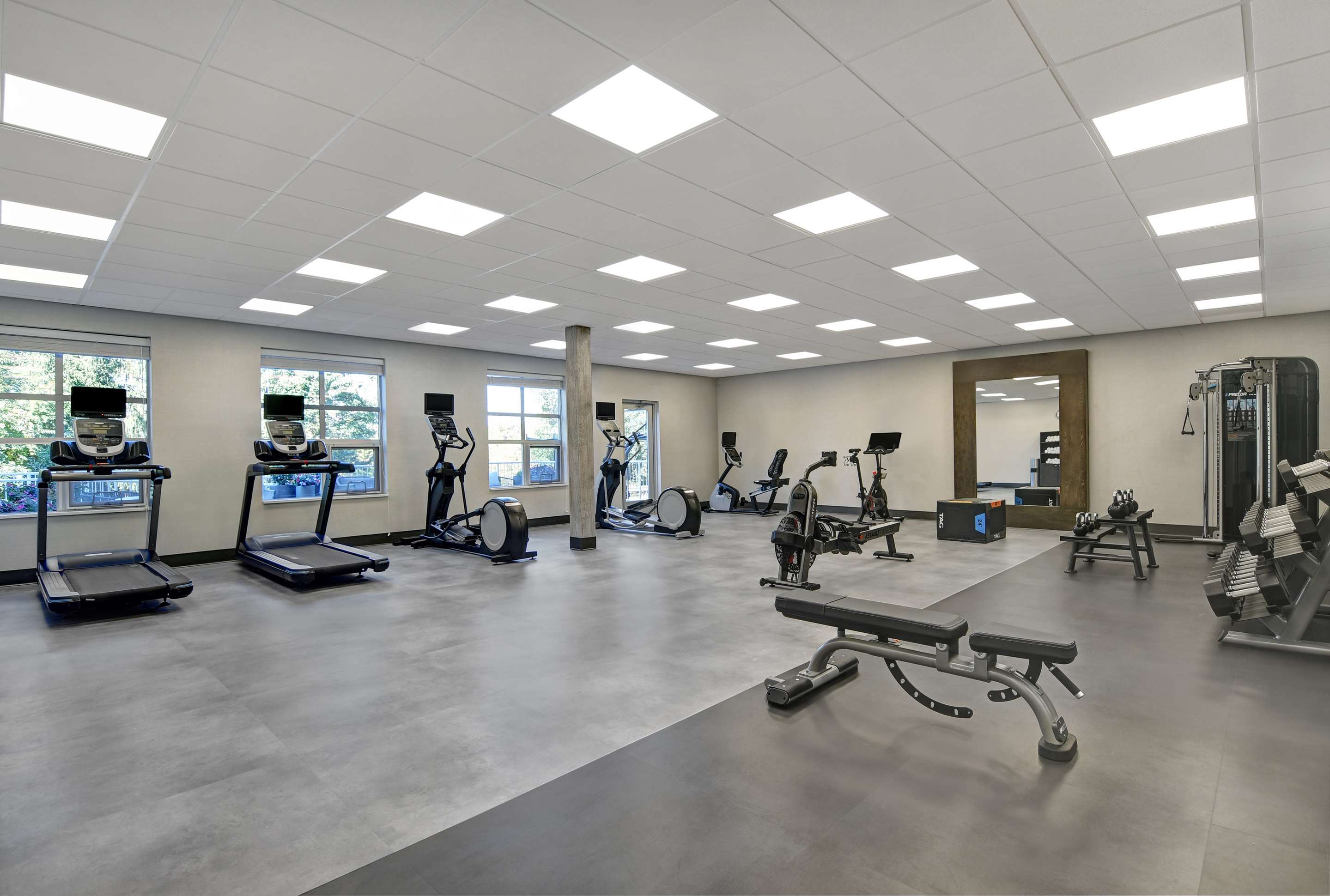 Health club fitness center gym | Homewood Suites by Hilton Edison Woodbridge
