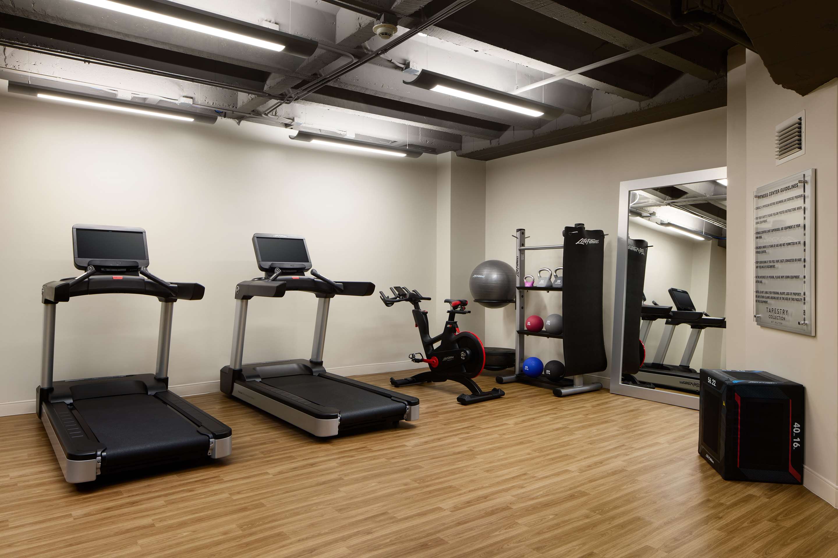 Health club fitness center gym