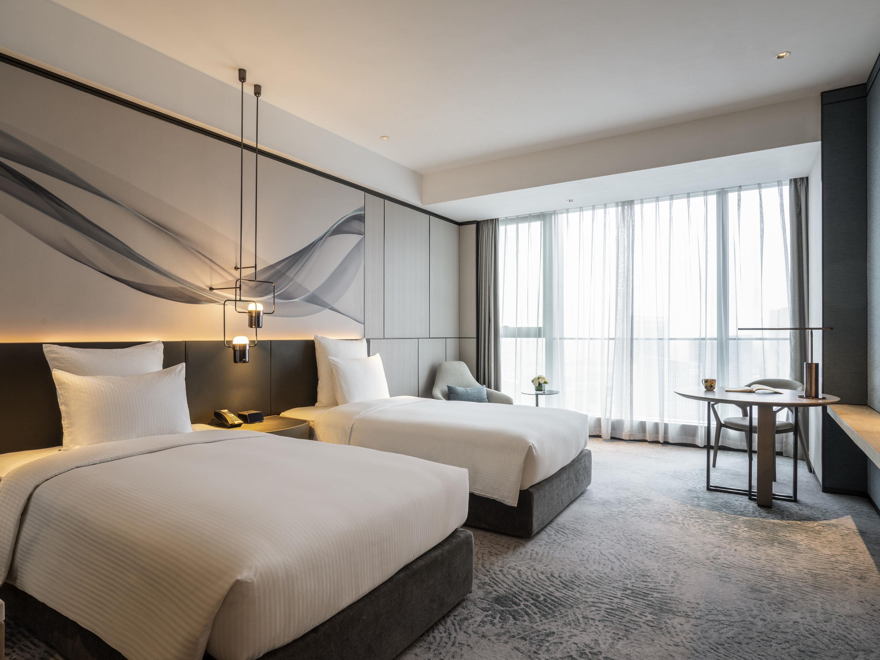 Pullman Jiaxing Pinghu Excellence Room Type - DELUXE ROOM, 2 Single Size Beds, High Floor and City View