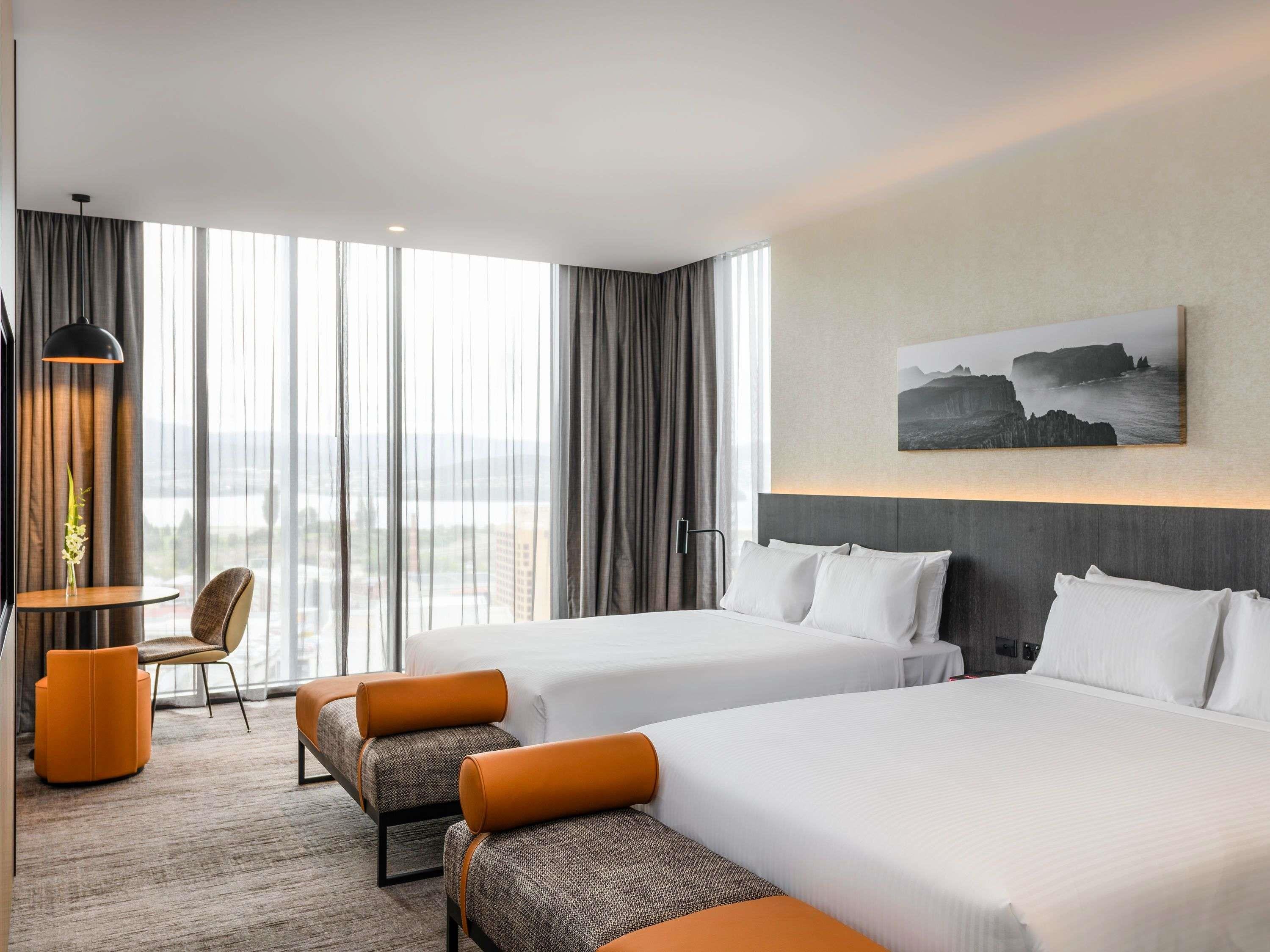 Movenpick Hotel Hobart Room Type - Deluxe 2 Queen Beds Harbour View