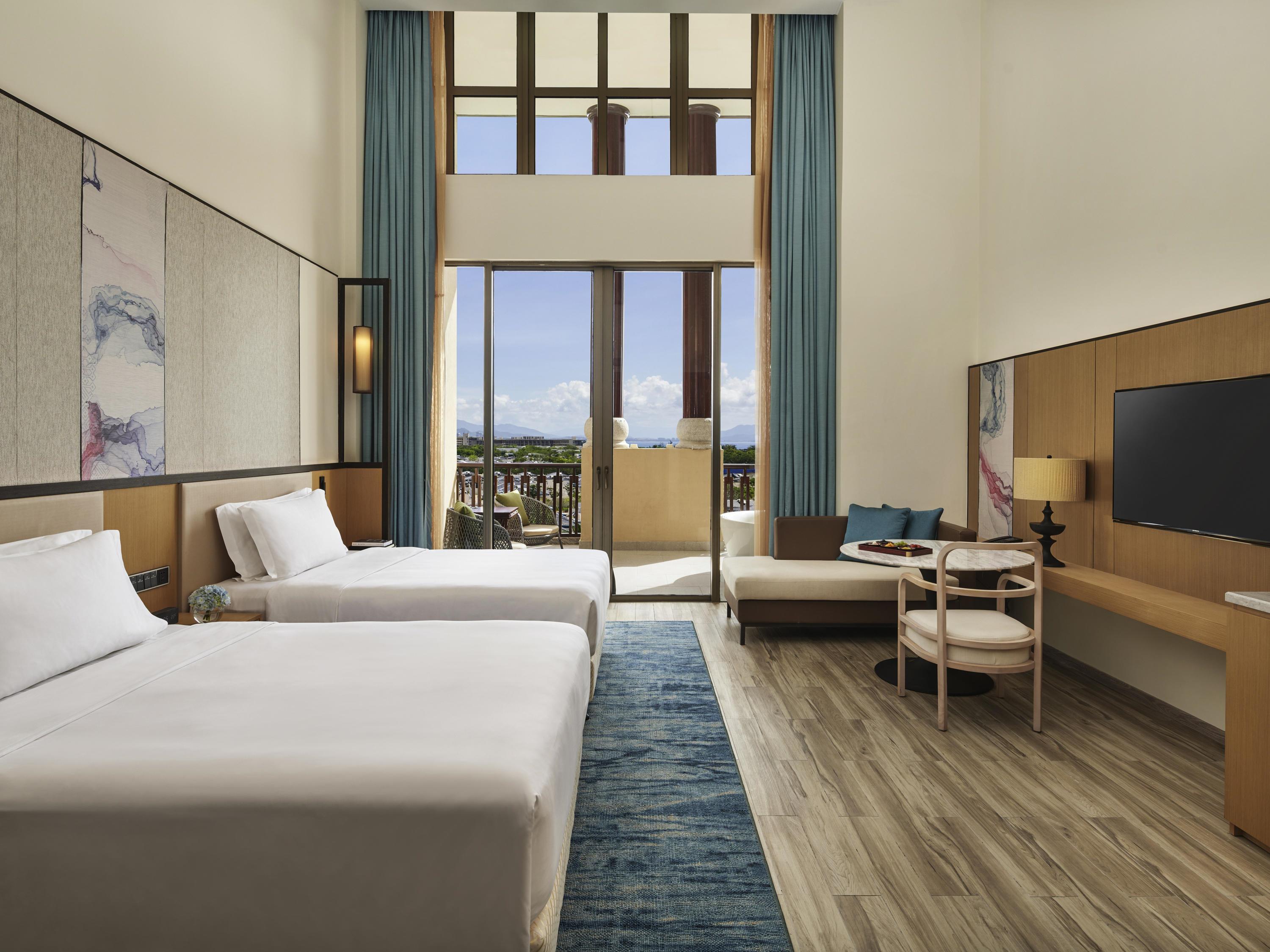 Fairmont Sanya Haitang Bay Room Type - FAIRMONT DUPLEX FAMILY SUITE, 1 King-size and 2 Single size Beds, Garden View Fairmont Sanya Haitang Bay Room Type - FAIRMONT DUPLEX FAMILY SUITE, 1 King-size and 2 Single size Beds, Garden View