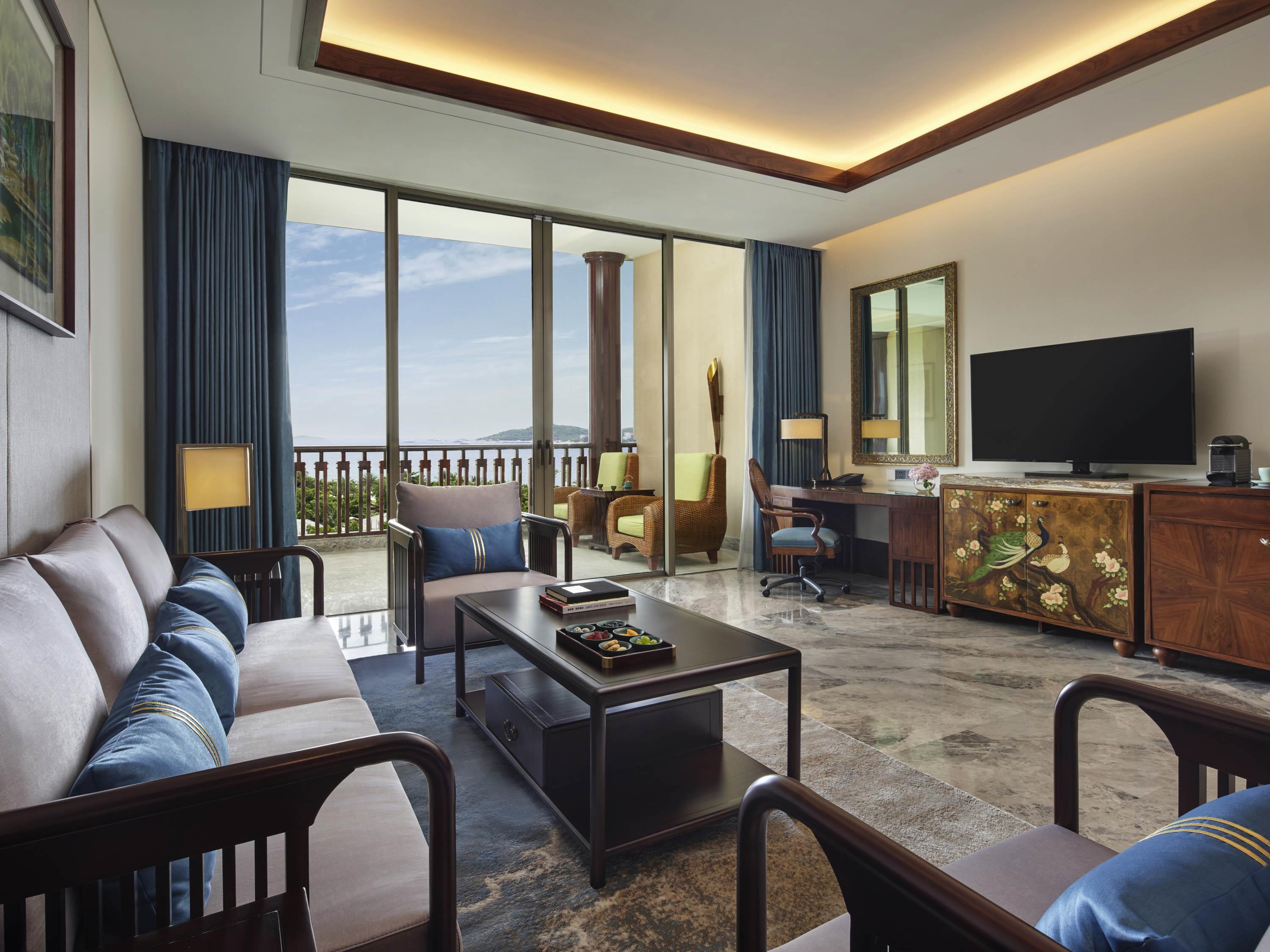 Fairmont Sanya Haitang Bay Room Type - FAIRMONT GOLD  DUPLEX SUITE, Lounge Access, 1 King size Bed, Ocean View