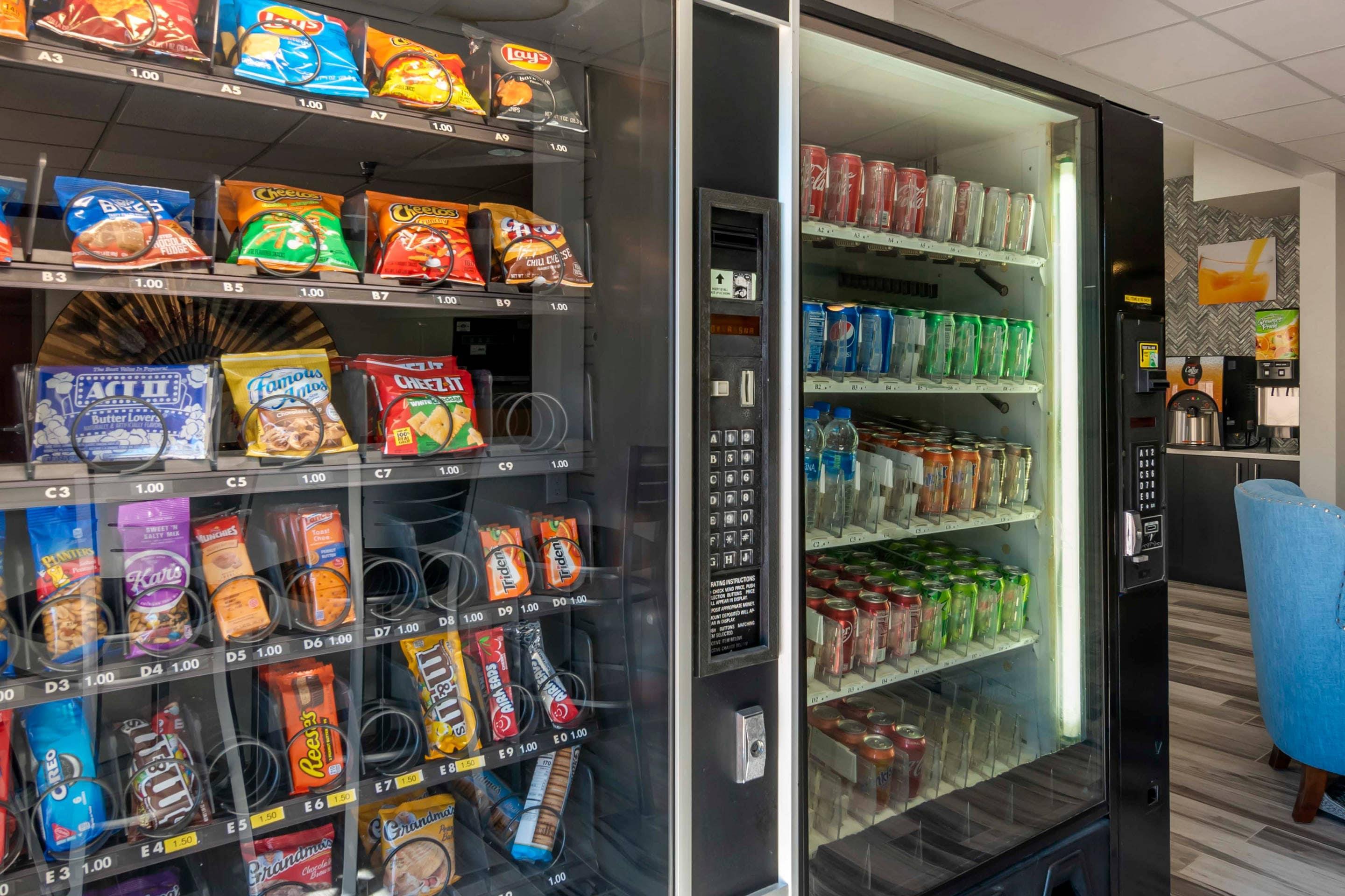 Hotel vending area