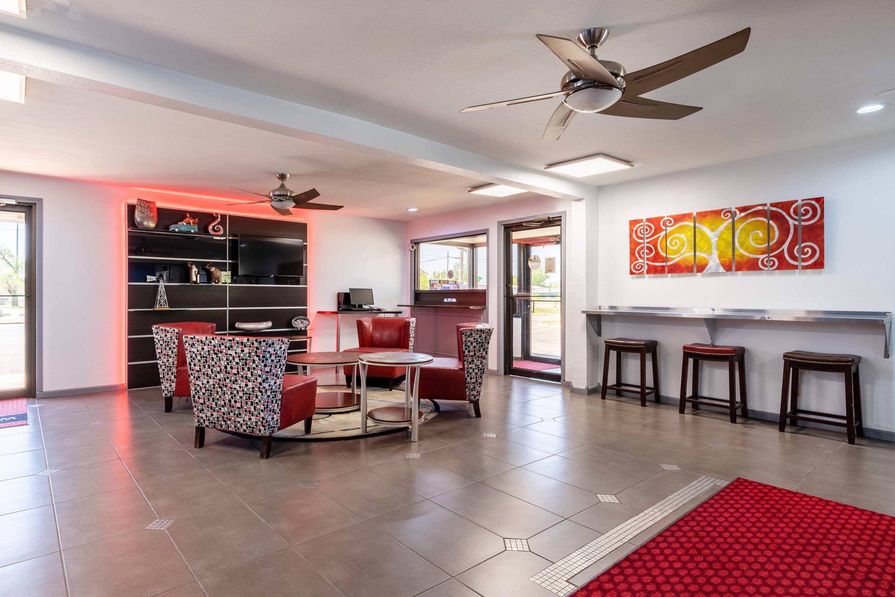 Spacious lobby