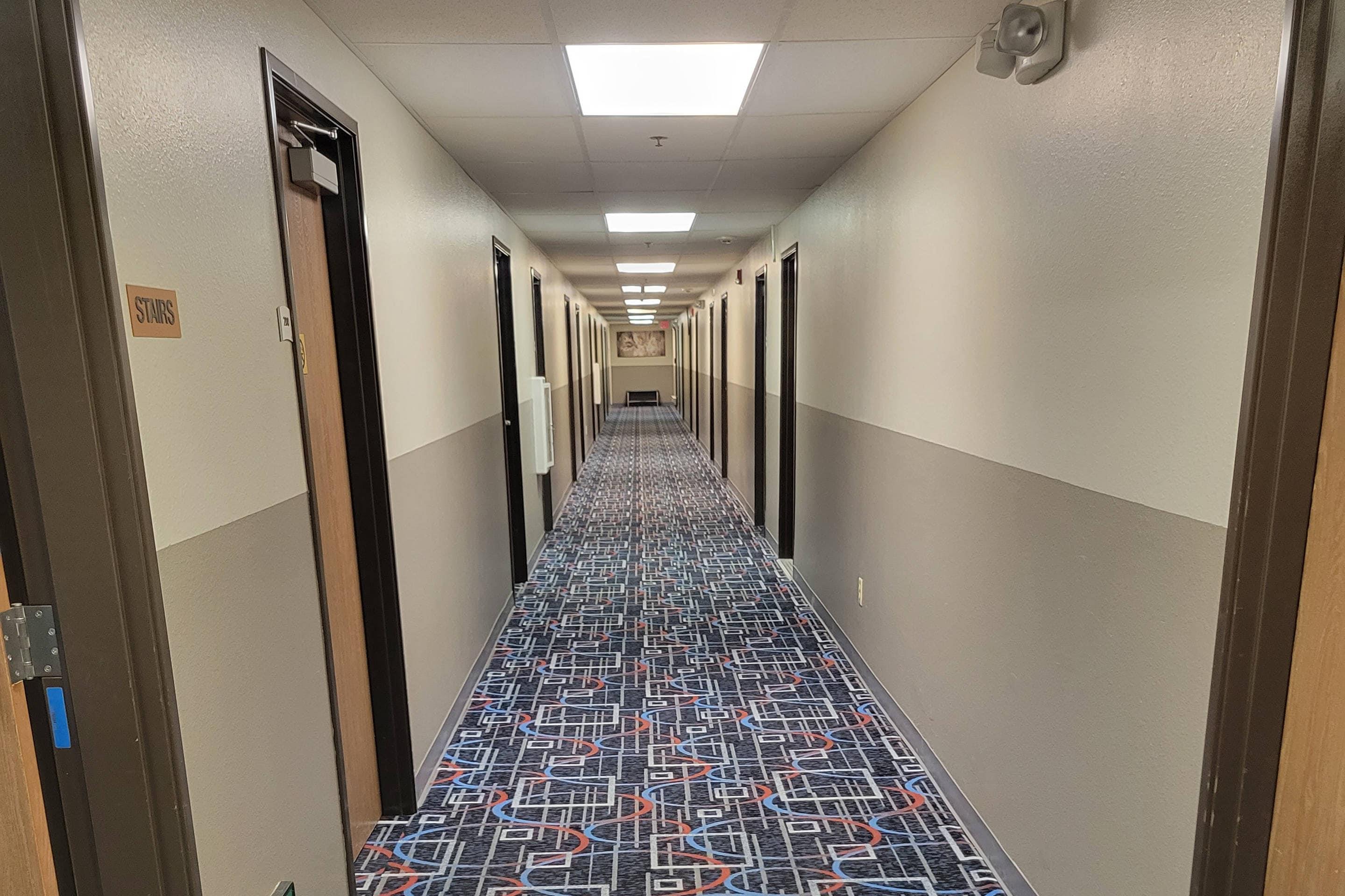 Interior corridors | Quality Inn & Suites
