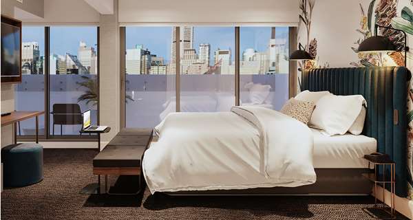 1 King Bed, Non-Smoking, Superior Room, Balcony, Wi-Fi, Rain Shower, Free Mineral Water