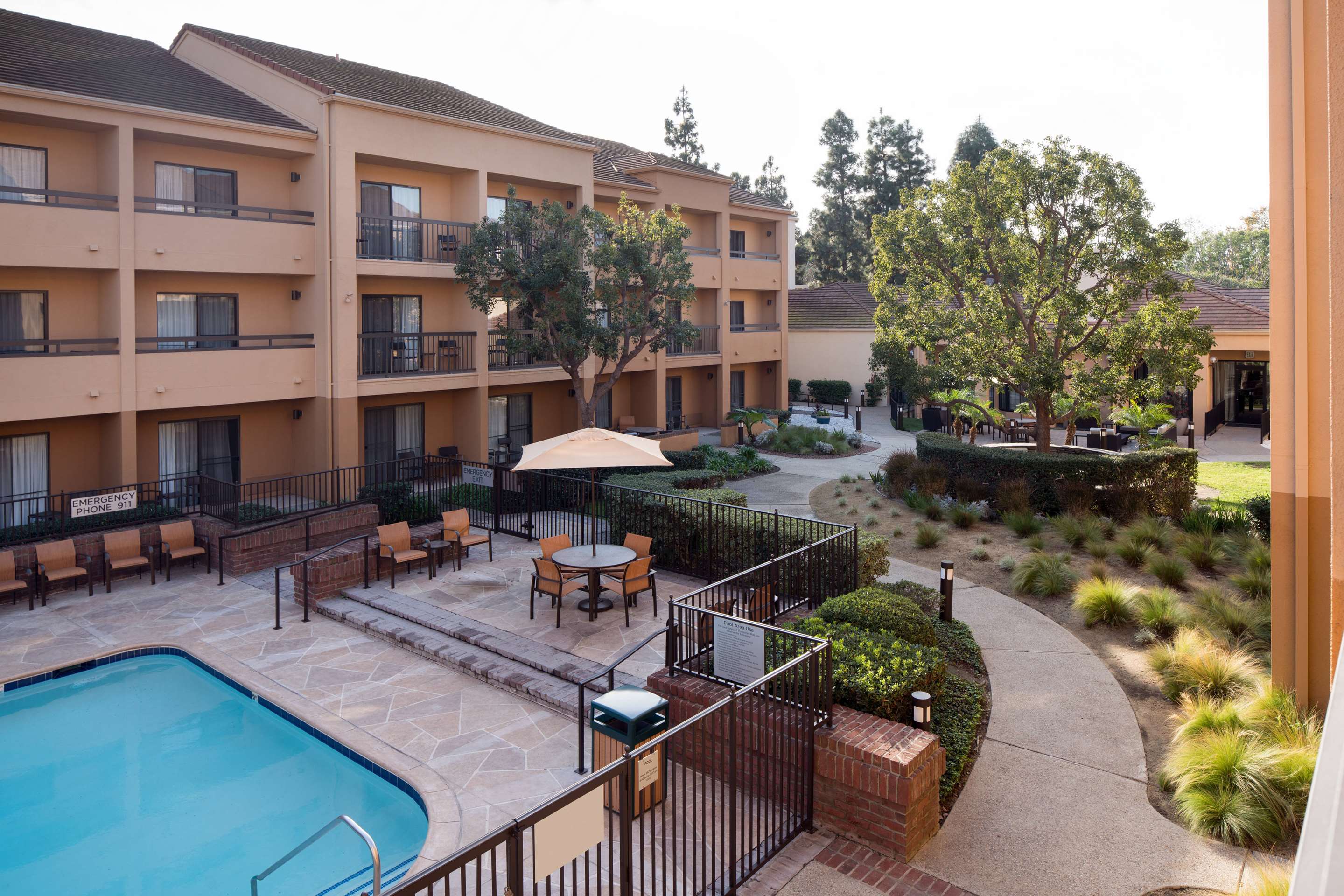 Courtyard view