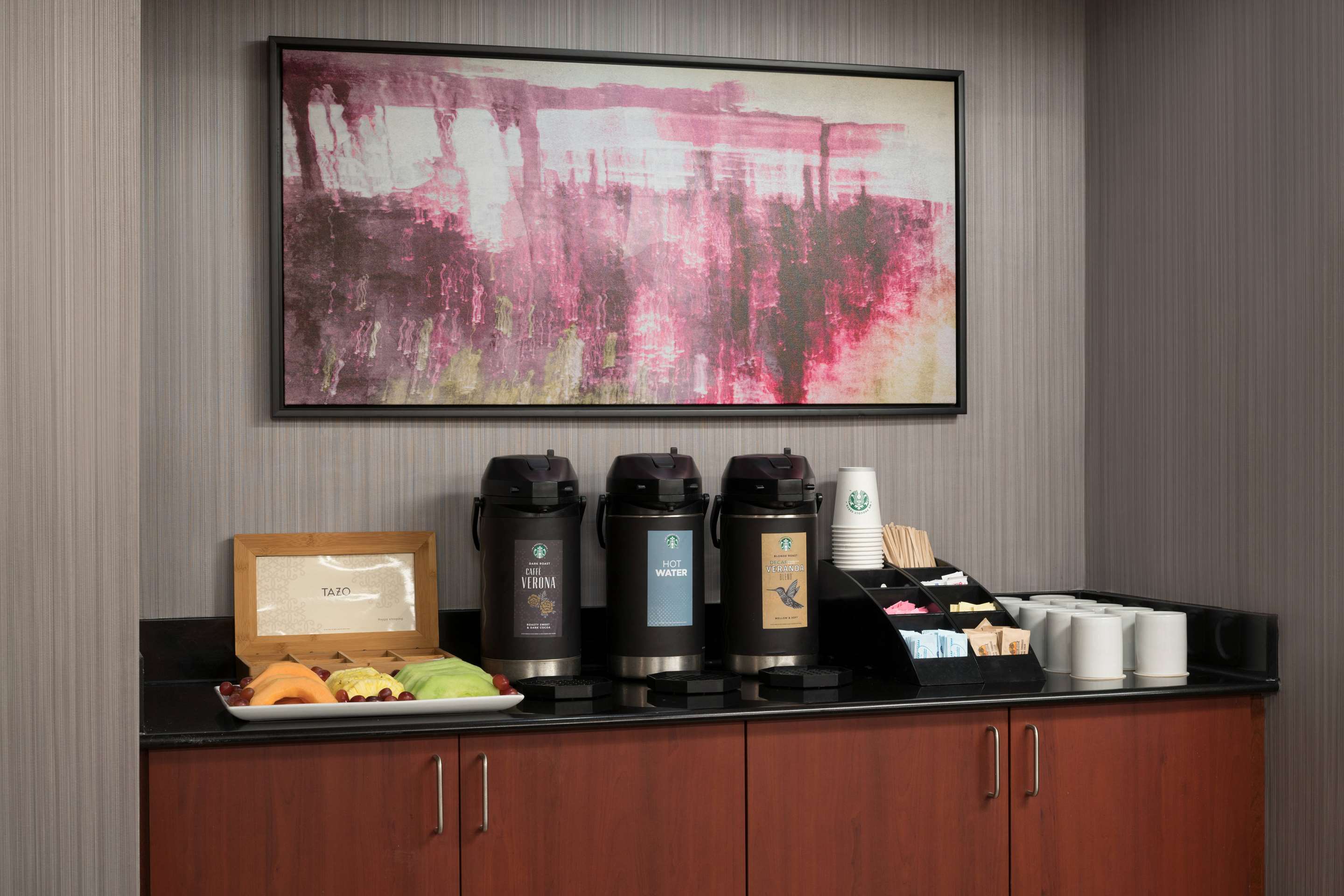 Mariposa room coffee service options