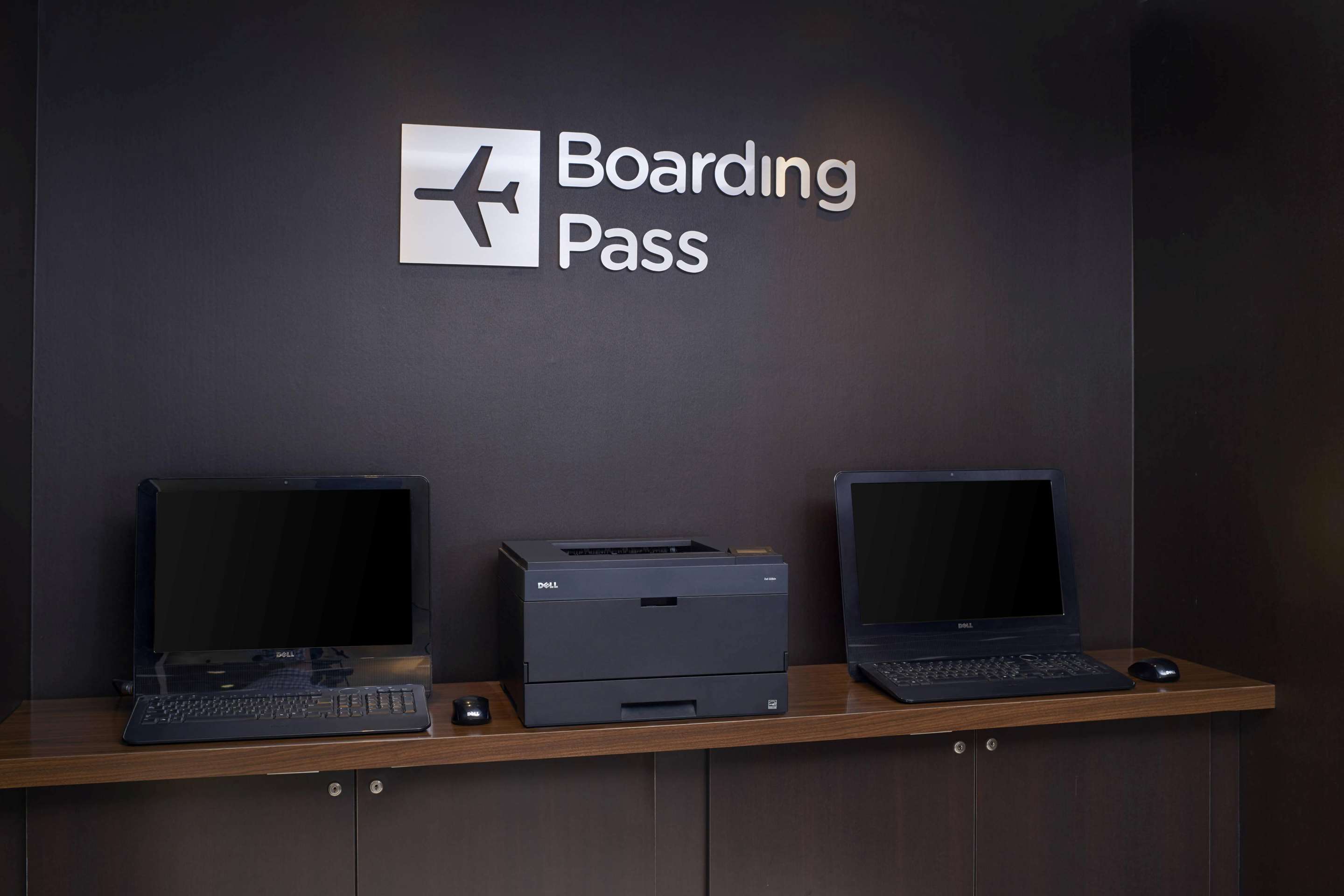 Boarding pass station