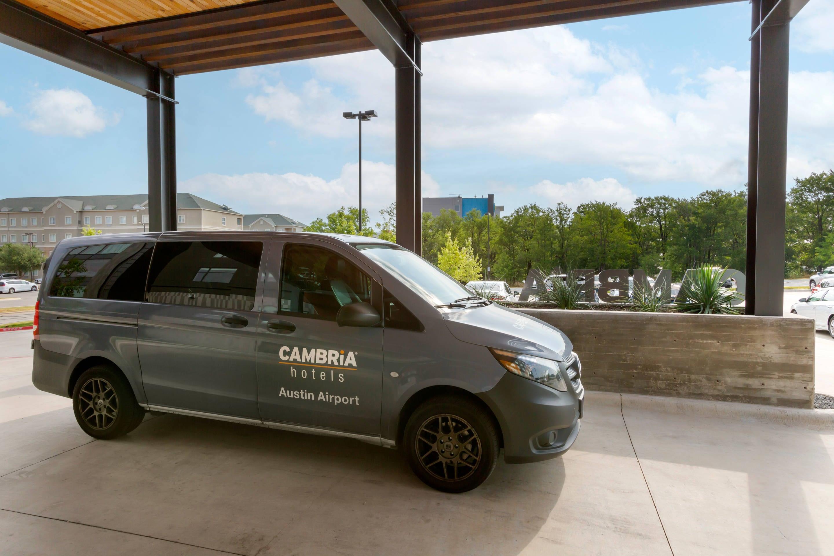 Hotel shuttle | Cambria Hotel Austin Airport