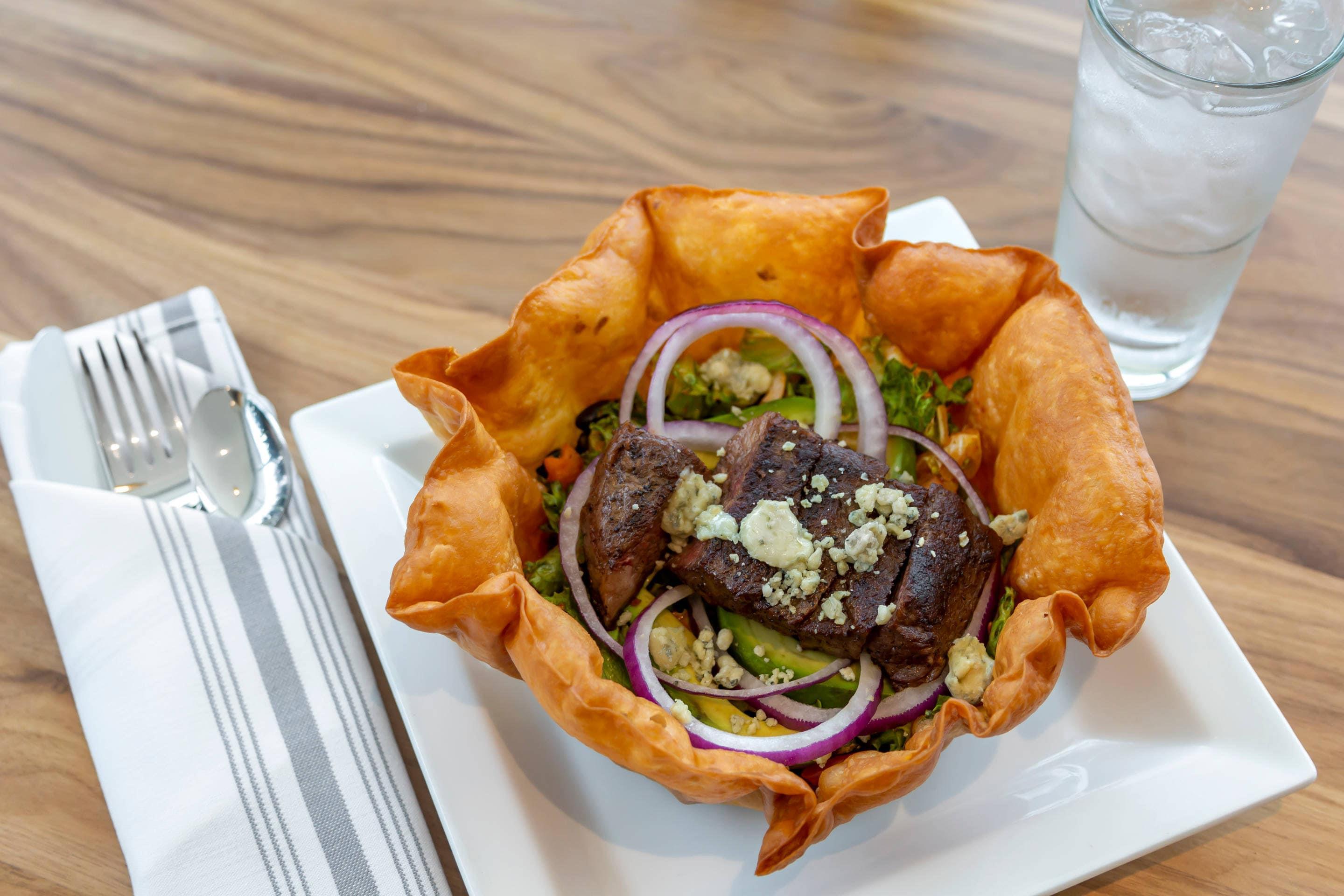 Assorted menu items