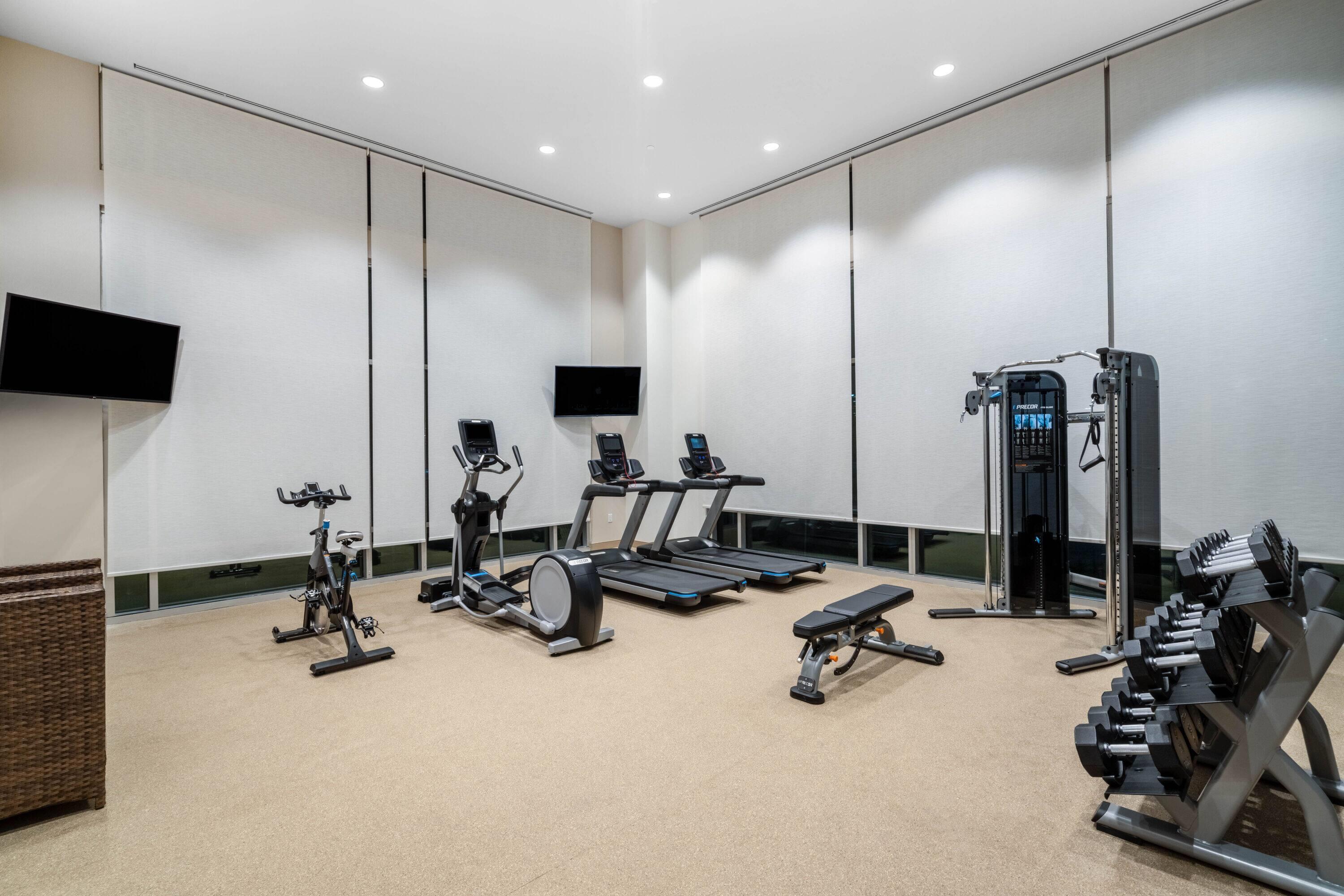 Health club fitness center gym