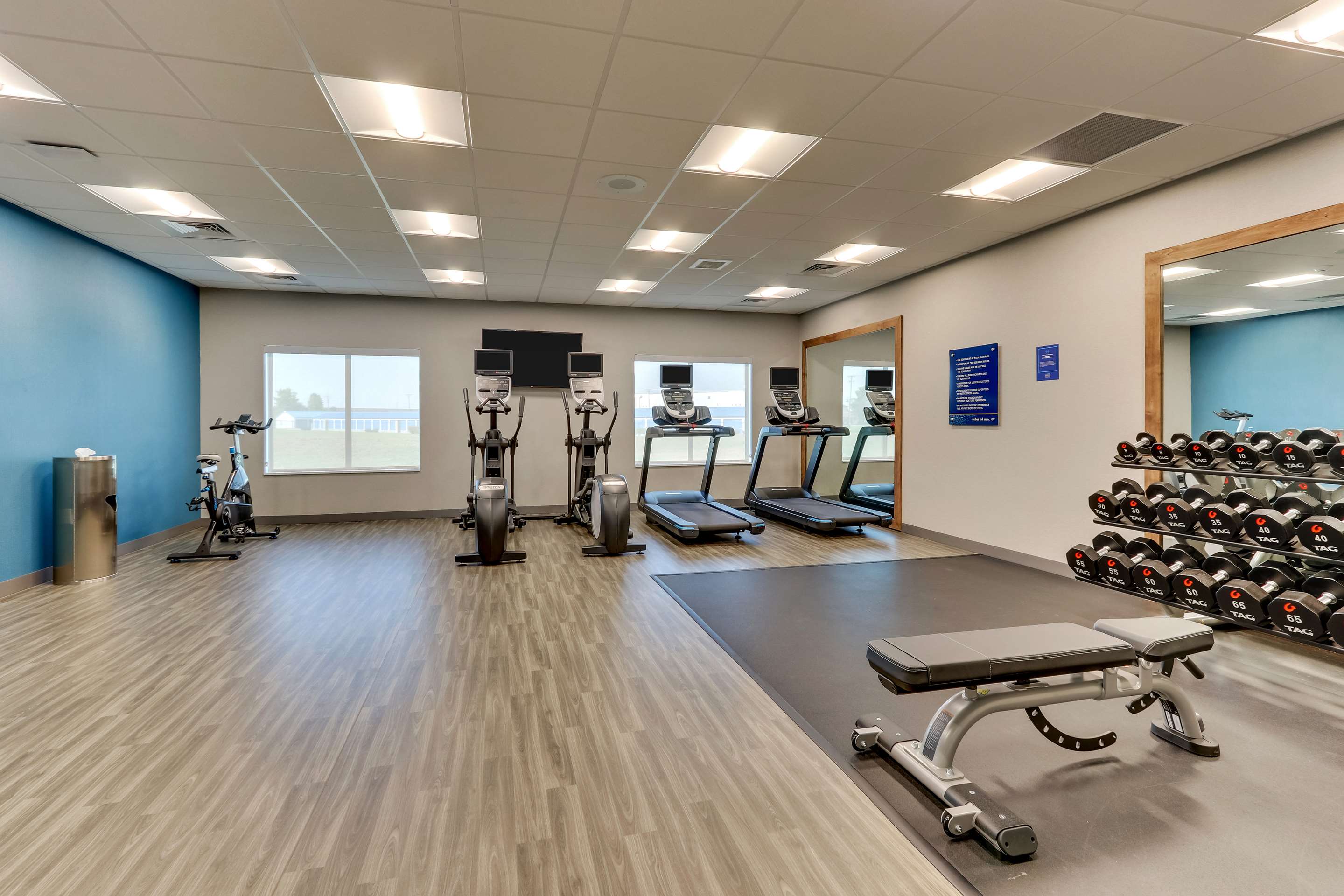 Health club fitness center gym