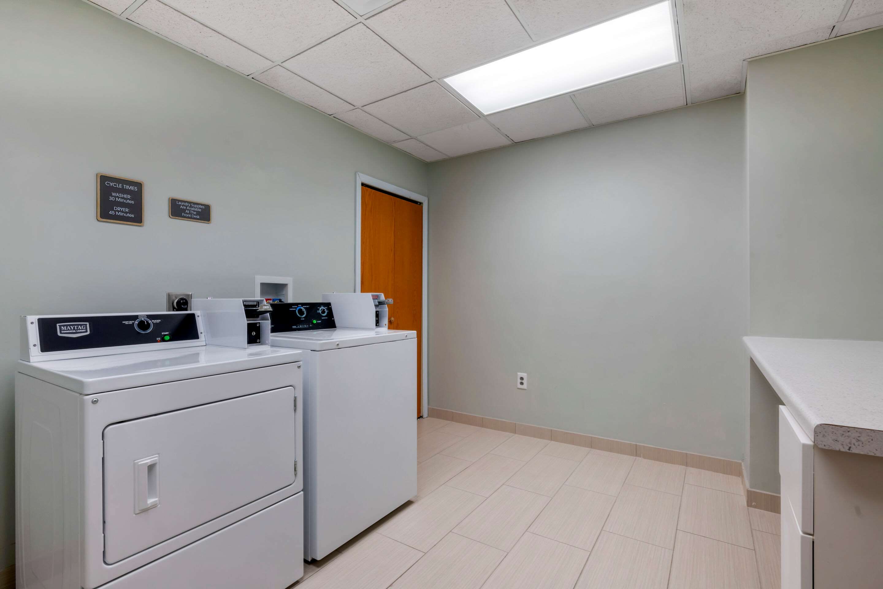 Guest laundry facilities