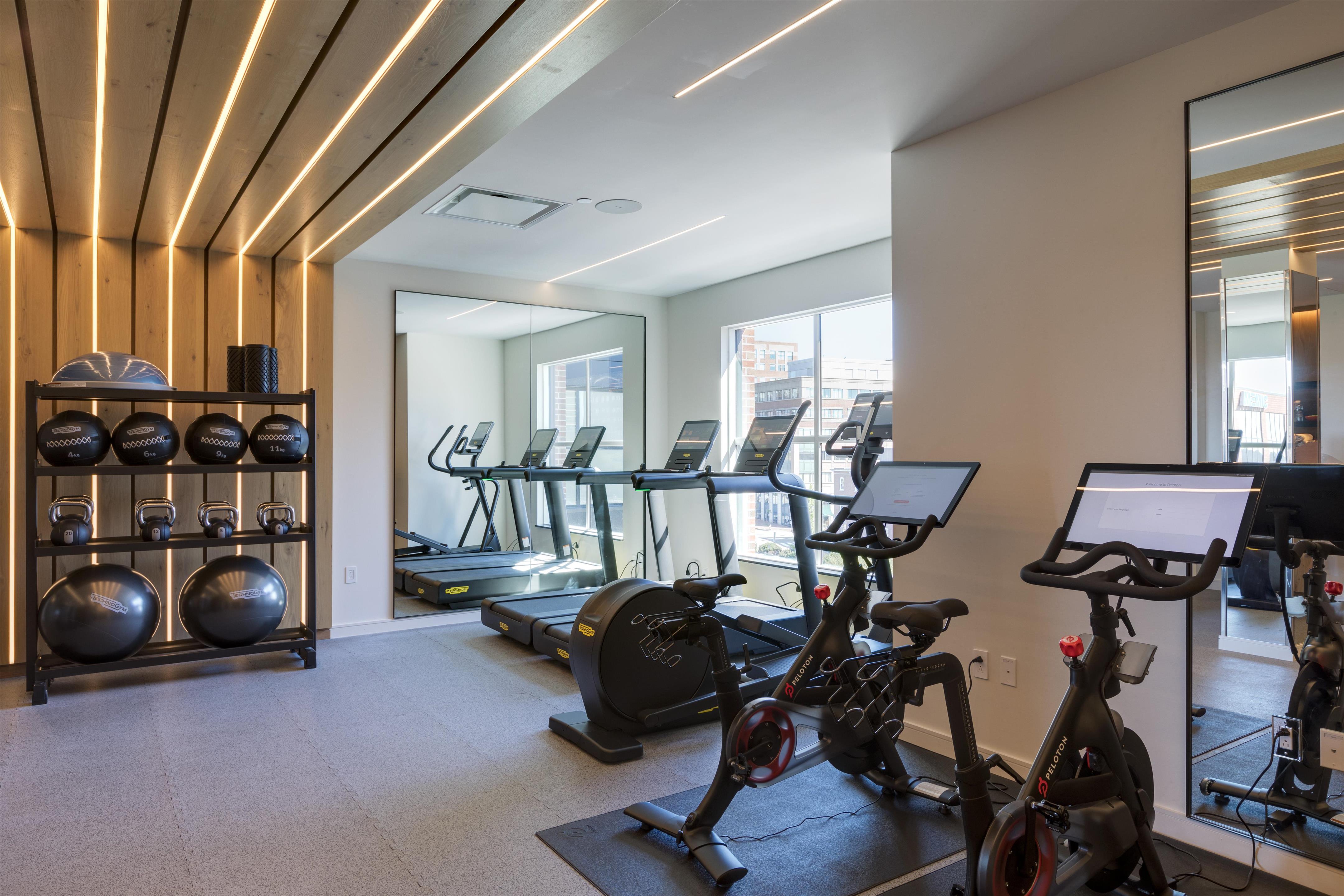 Health club fitness center gym | Canopy by Hilton Portland Waterfront