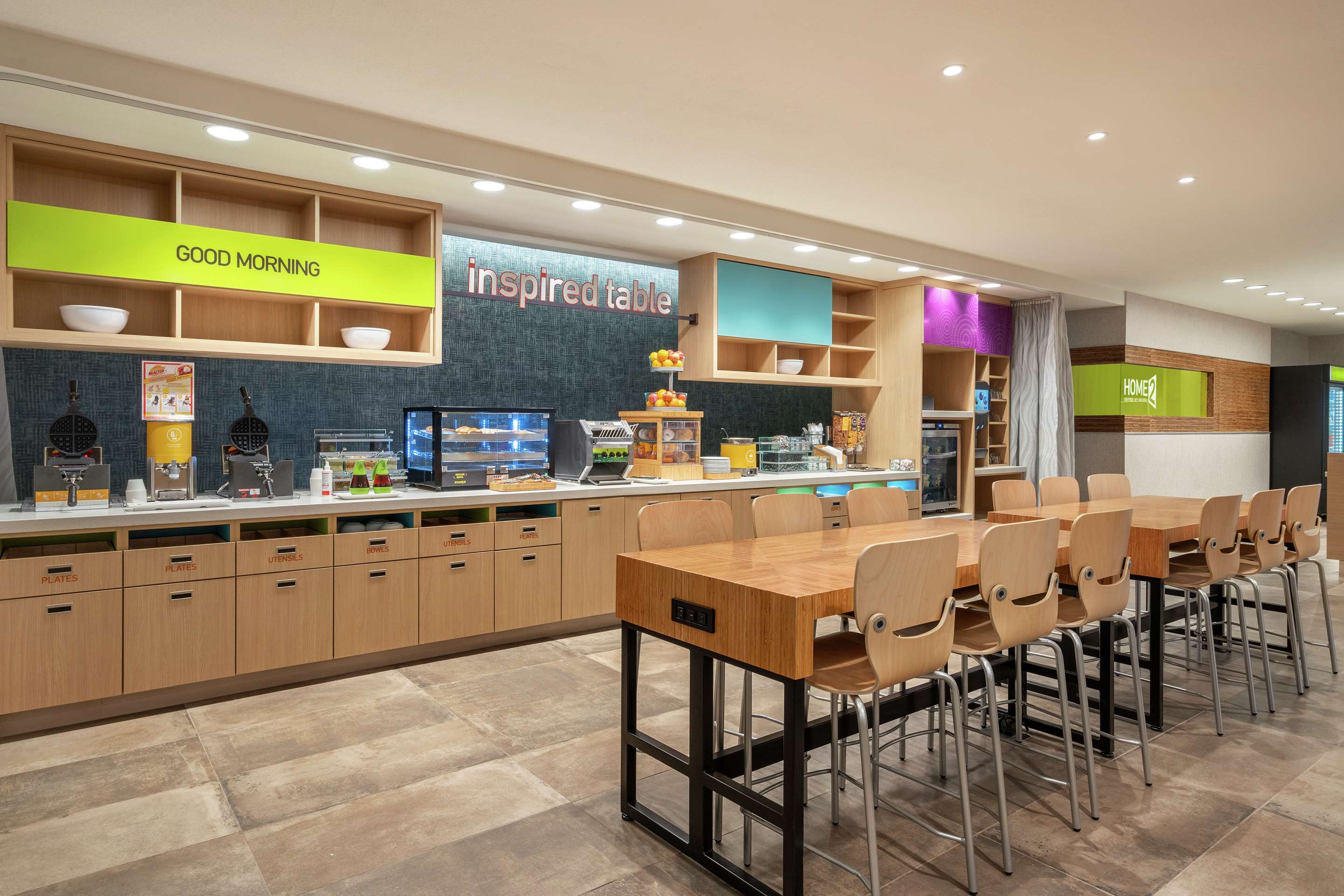 Breakfast Area | Home2 Suites By Hilton Alamogordo