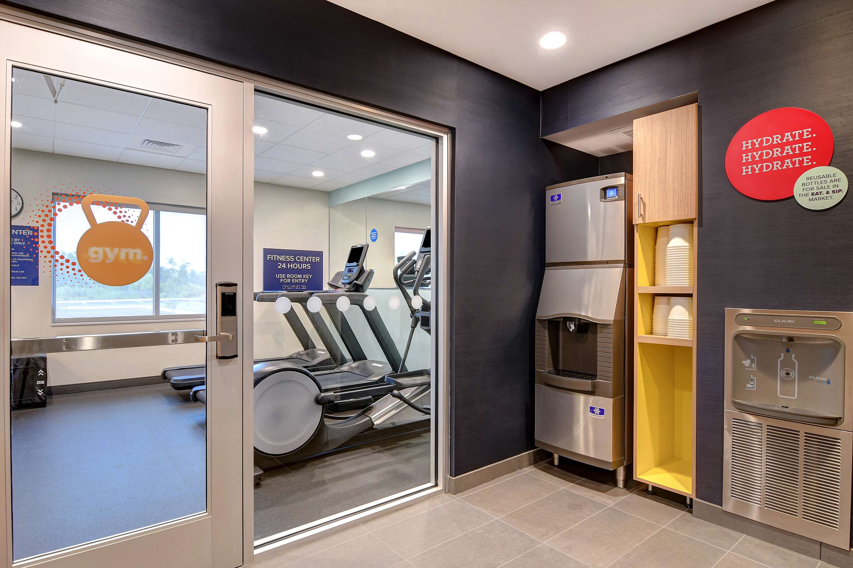 Health club fitness center gym