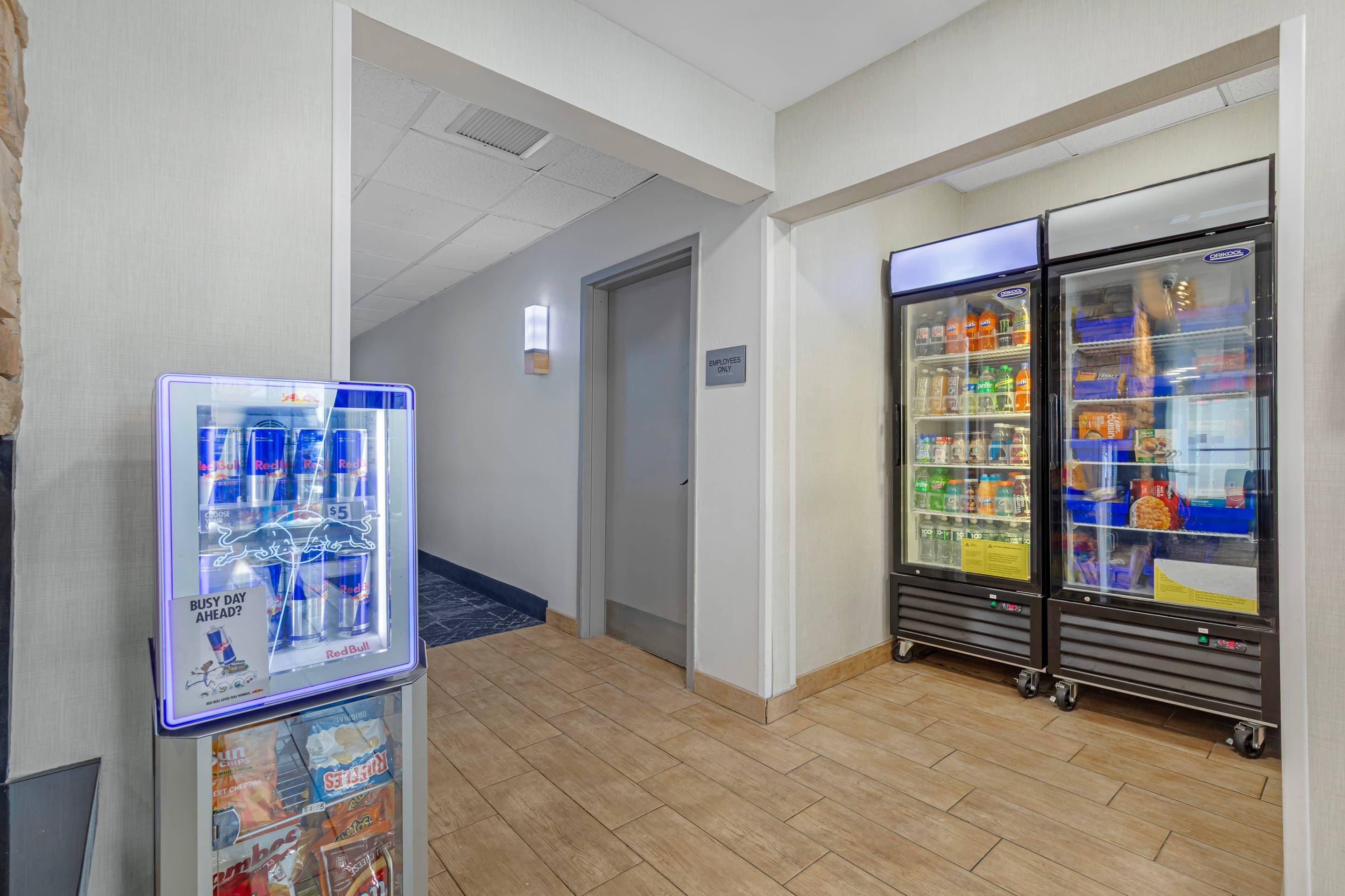 Hotel vending area