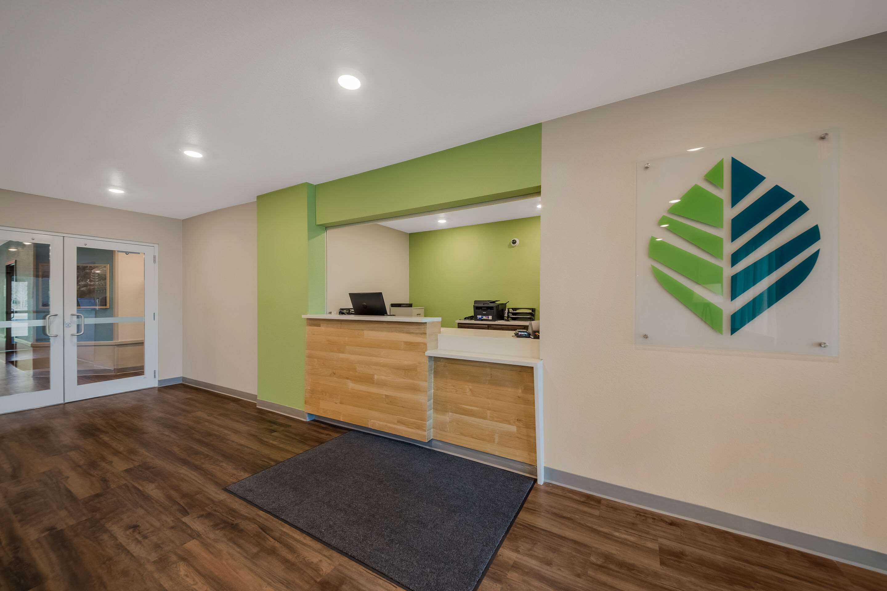 Front desk with friendly staff