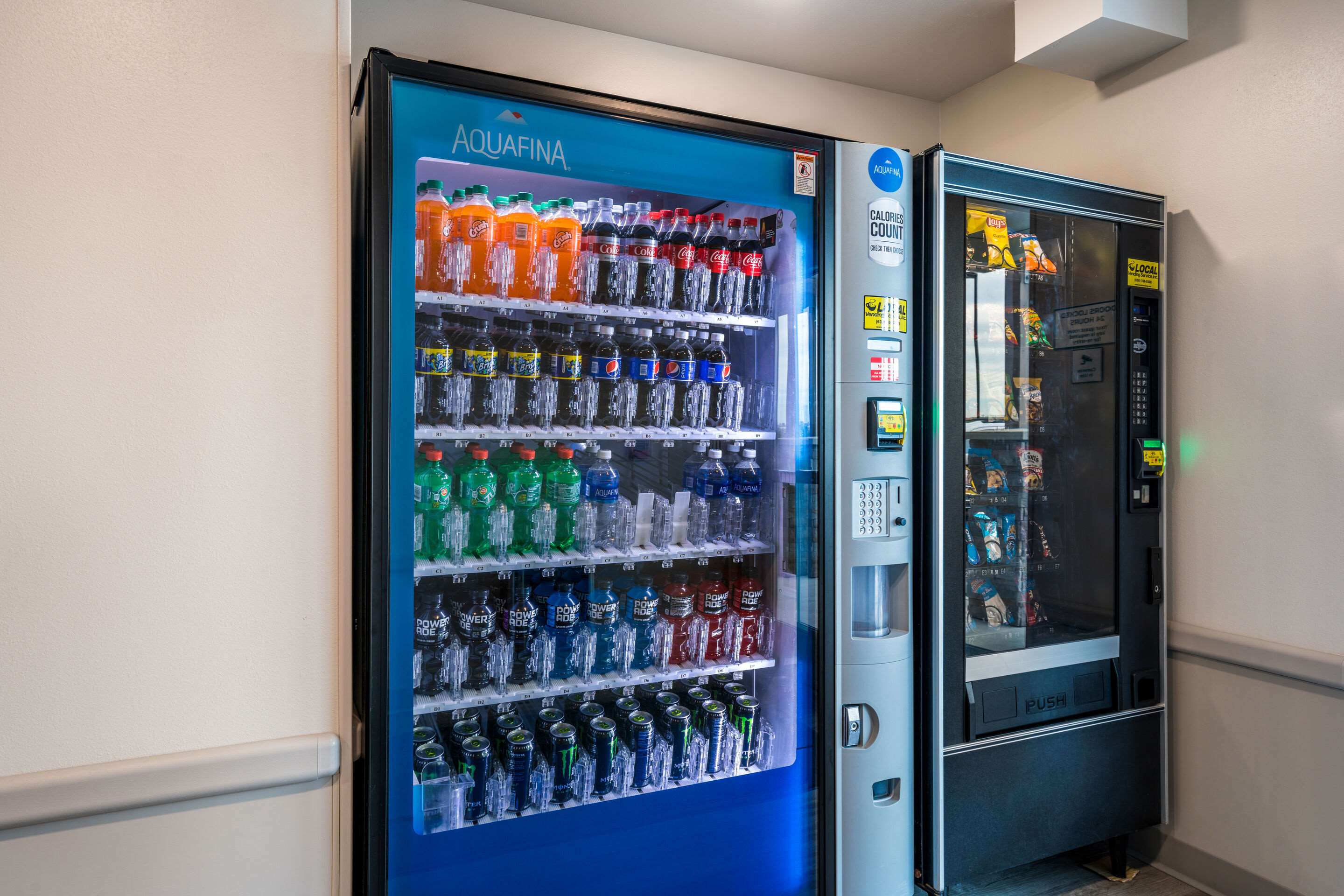 Hotel vending area